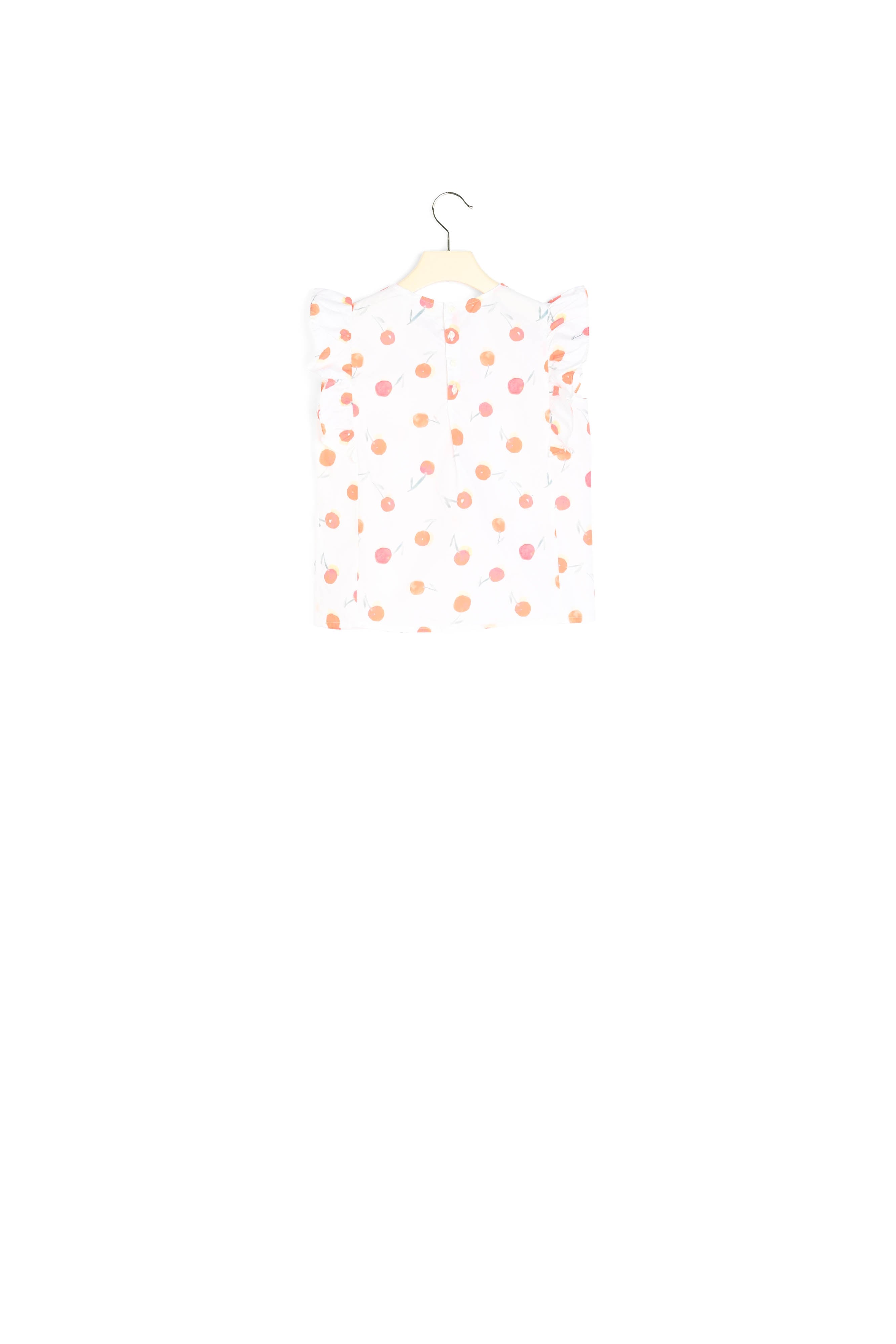 Blouse en popeline imprimée fille - Bonpoint vintage