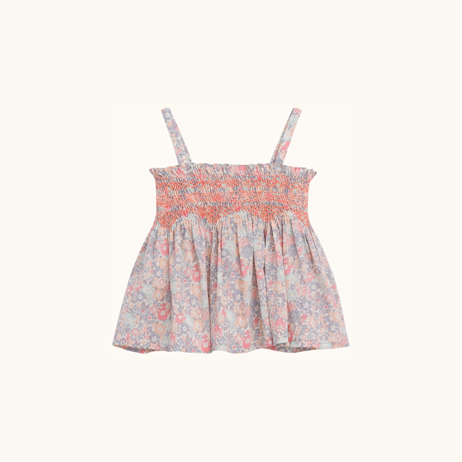 Blouse Naelie motif Liberty - Bonpoint vintage