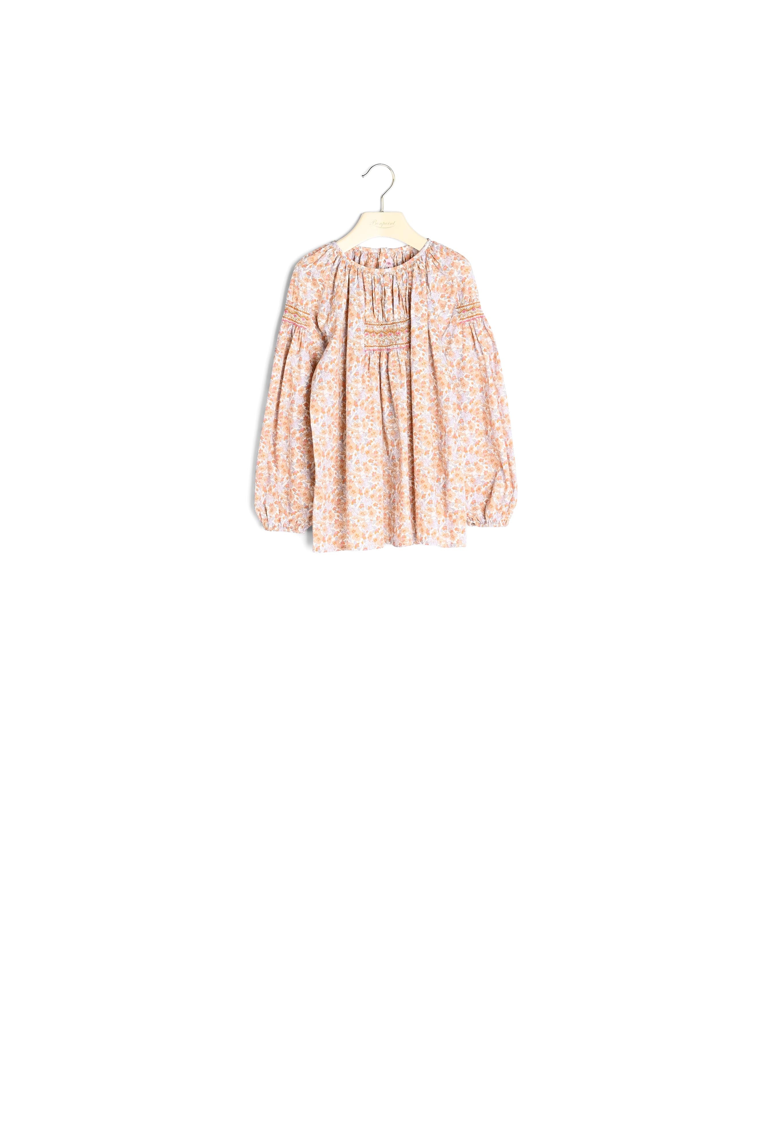 Blouse Liberty smockée - Bonpoint vintage