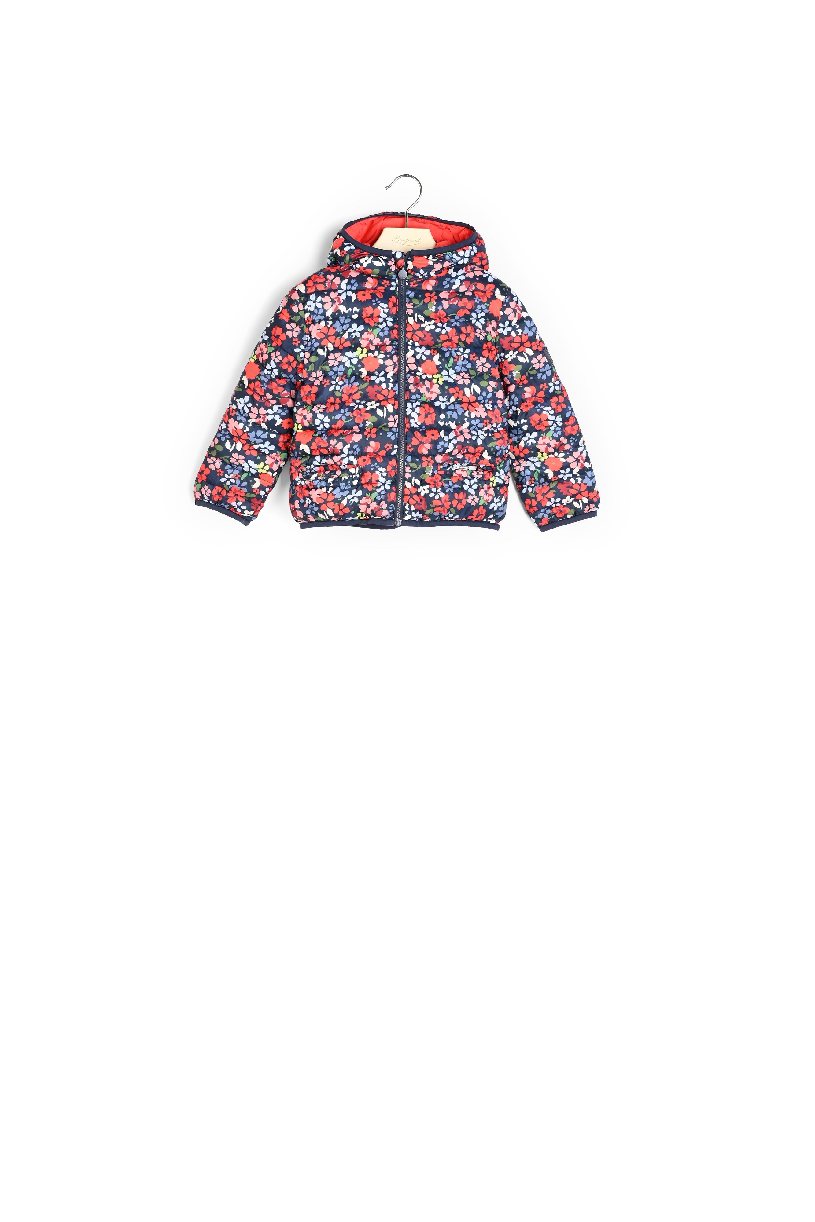 Doudoune réversible en tissu Liberty fille - Bonpoint vintage