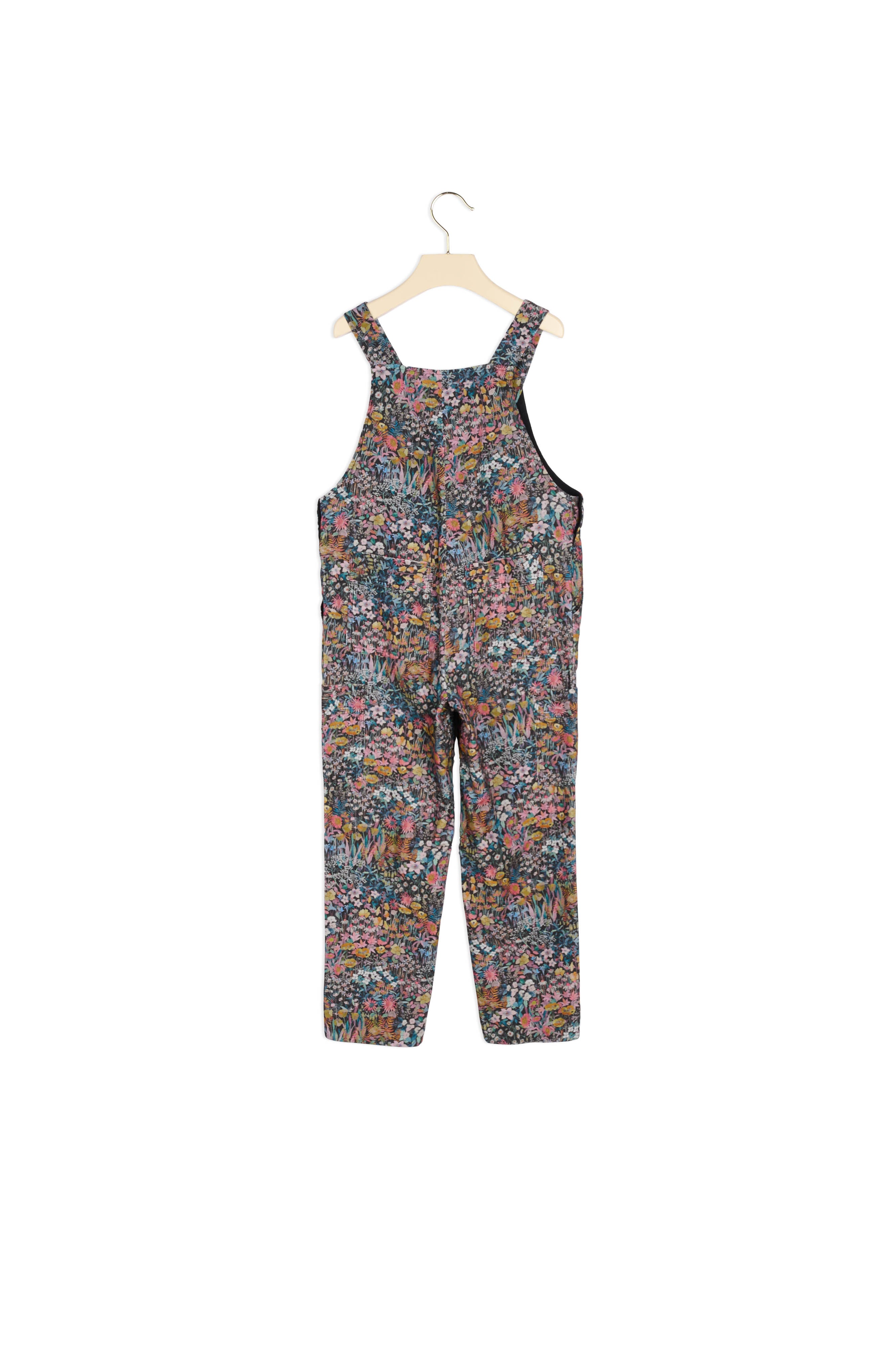 Salopette en tissu liberty velours - Bonpoint vintage