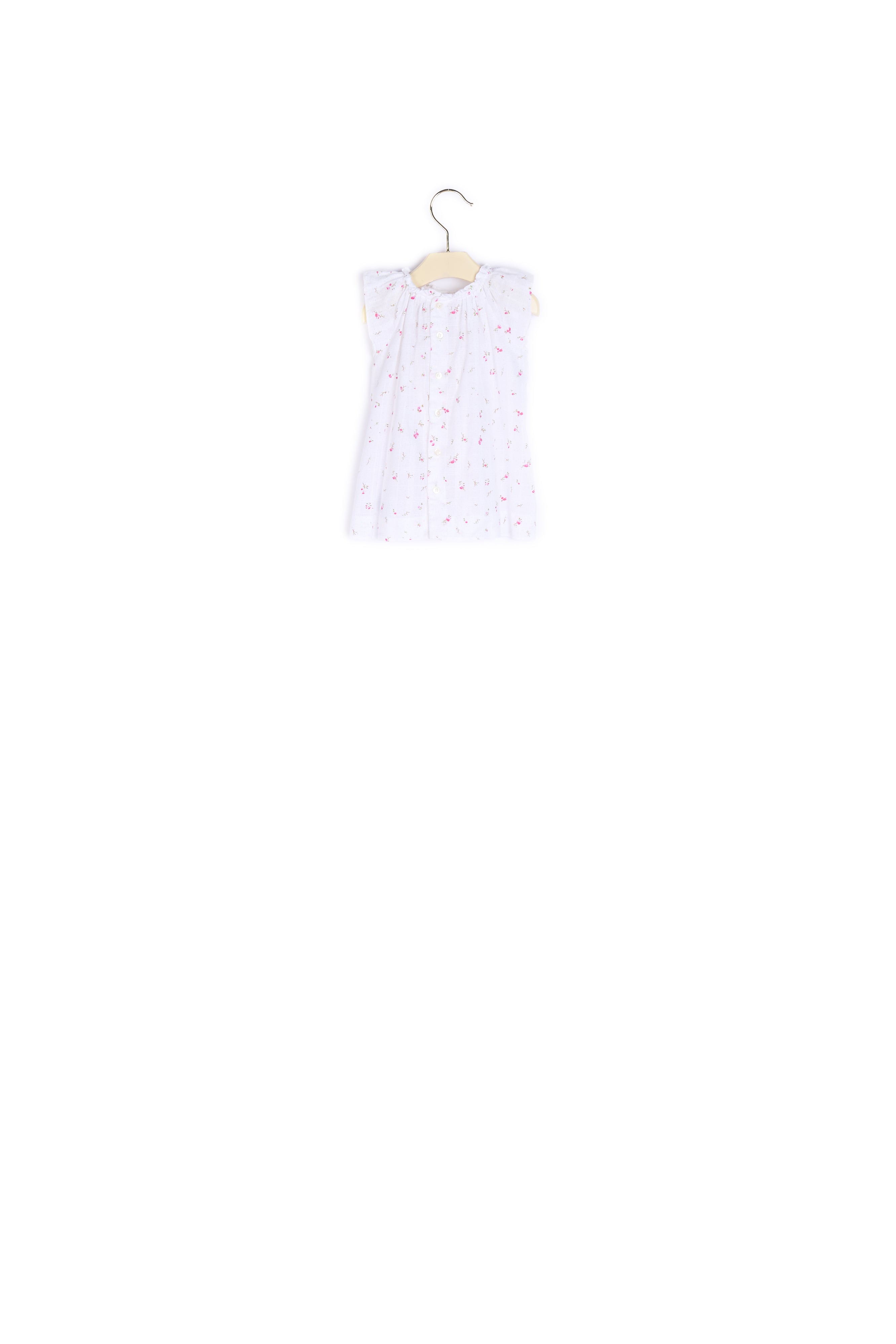 Robe en voile de coton imprimé - Bonpoint vintage