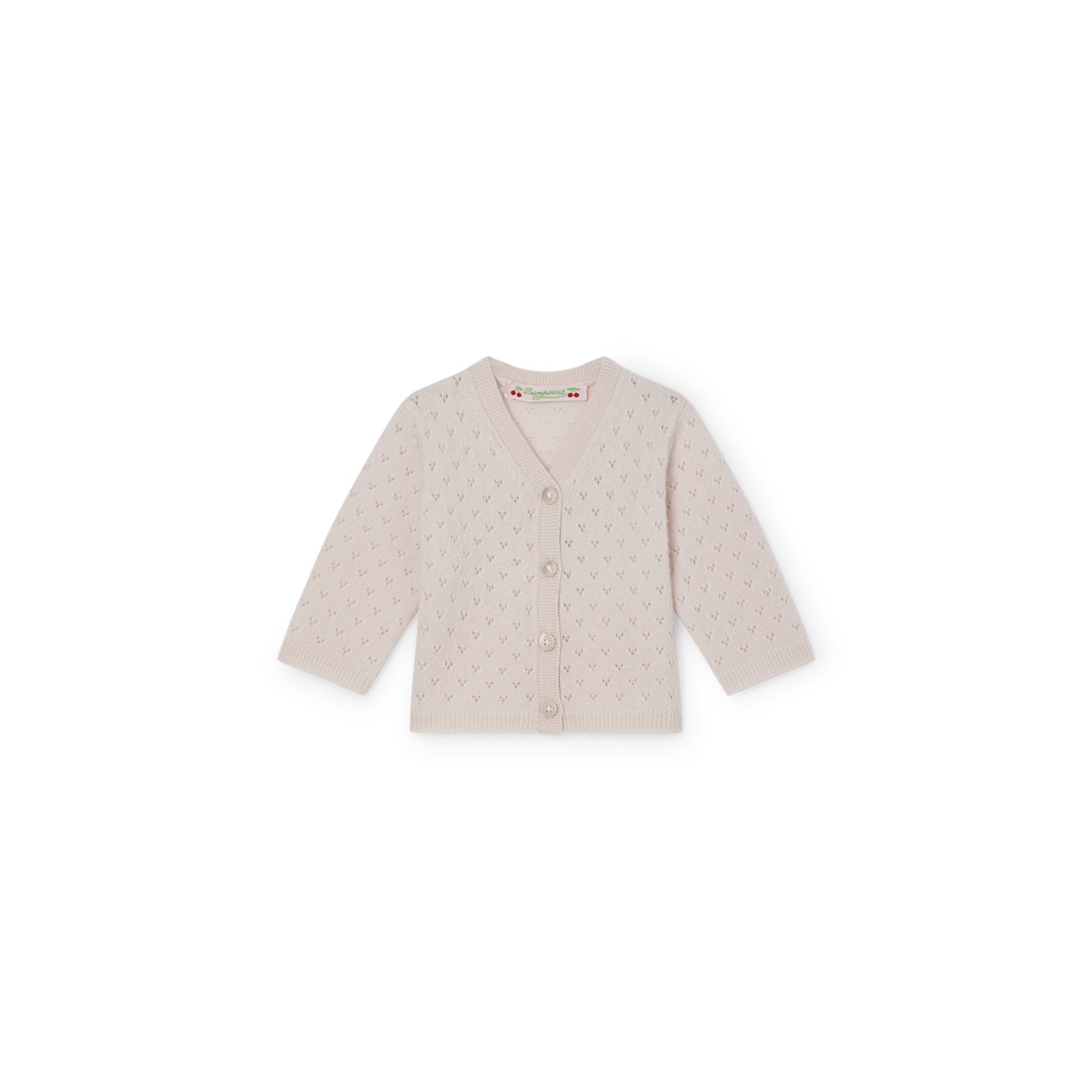 Cardigan en cachemire ajouré - Bonpoint vintage