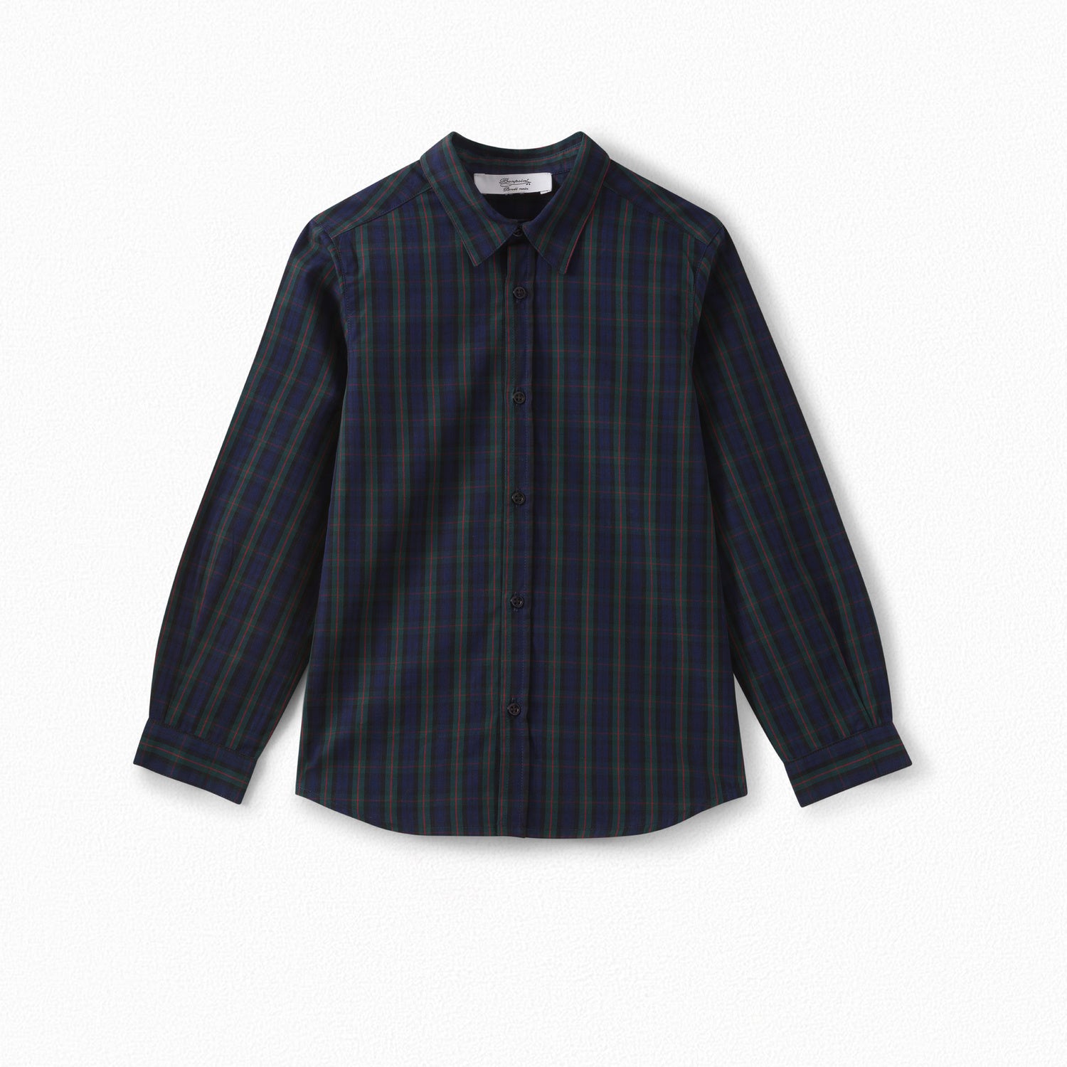 Chemise en popeline brodée garçon - Bonpoint vintage