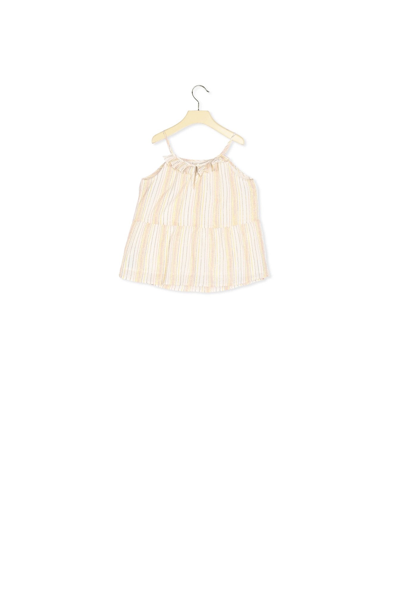Blouse en coton métallisé rayures - Bonpoint vintage