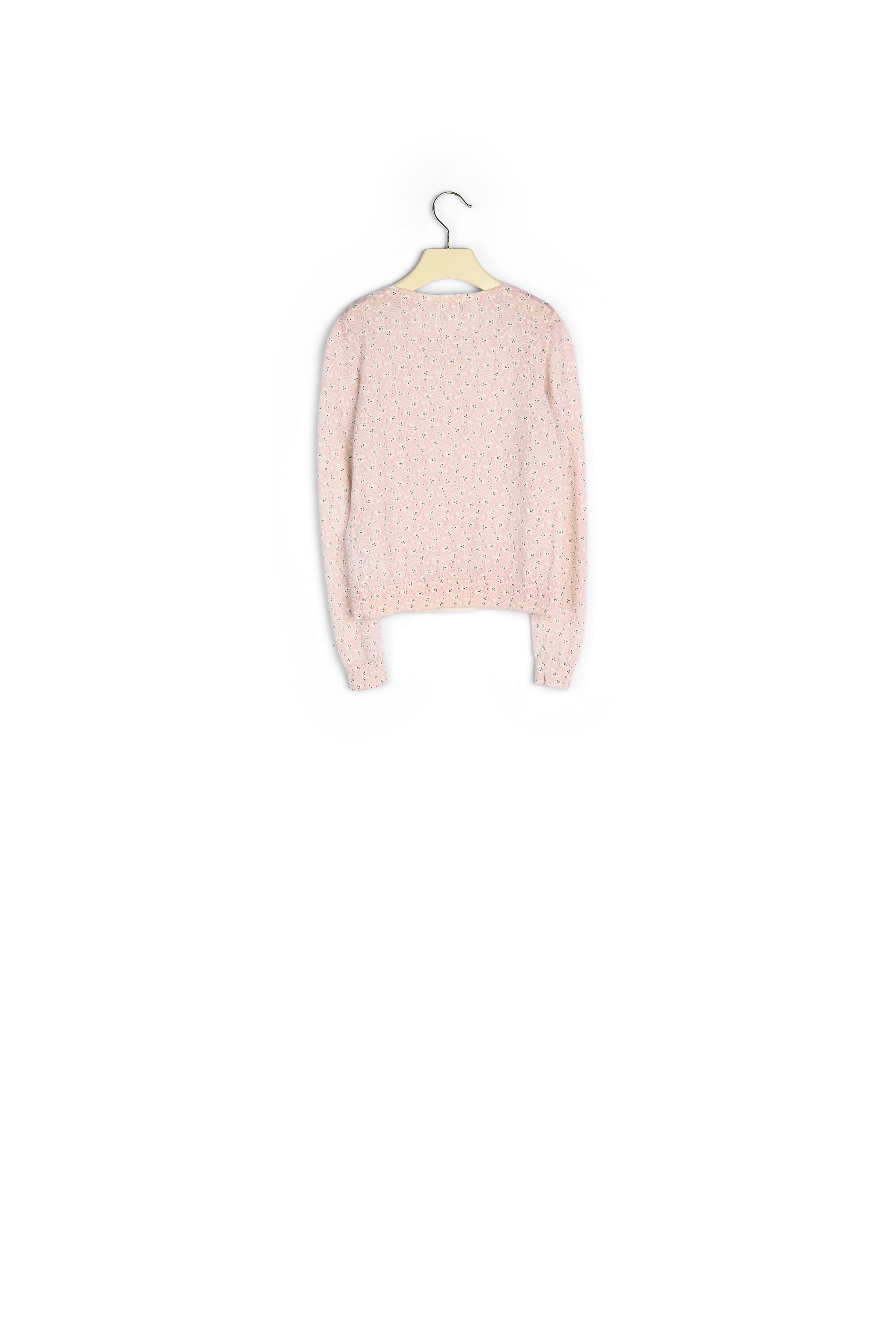 Cardigan mérinos imprimé - Bonpoint vintage