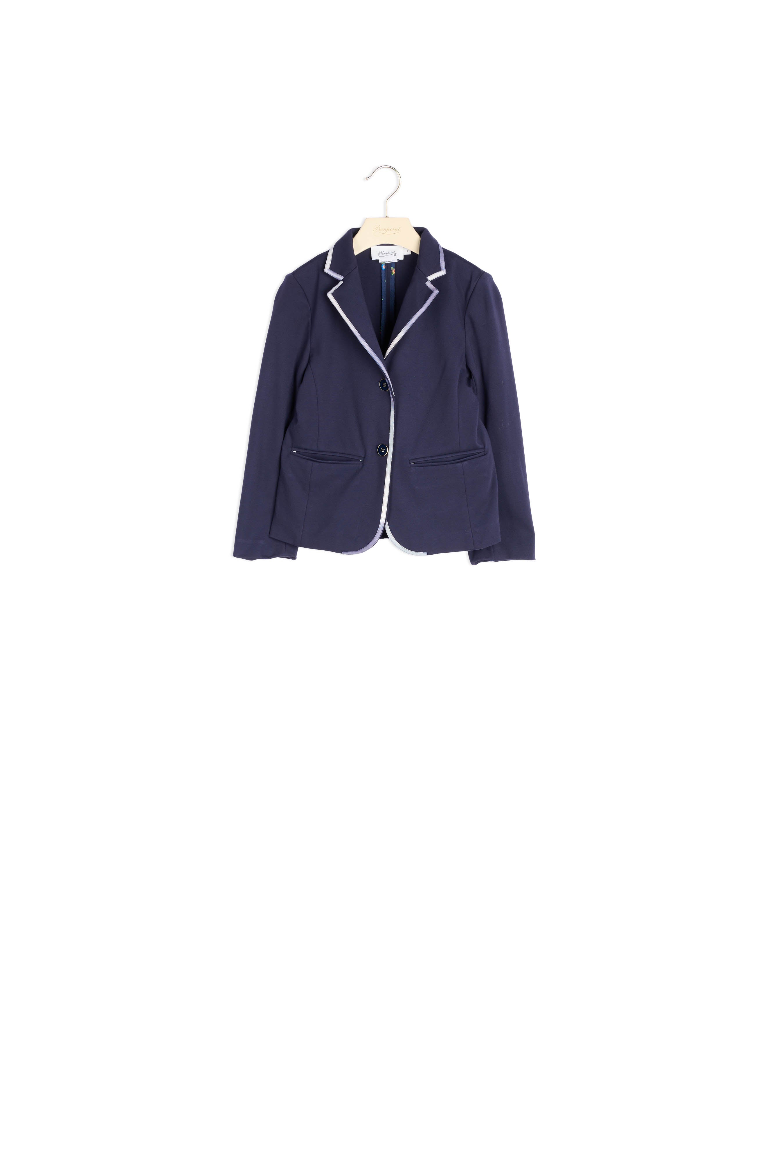 Veste à détail gros grain dip dye fille - Bonpoint vintage