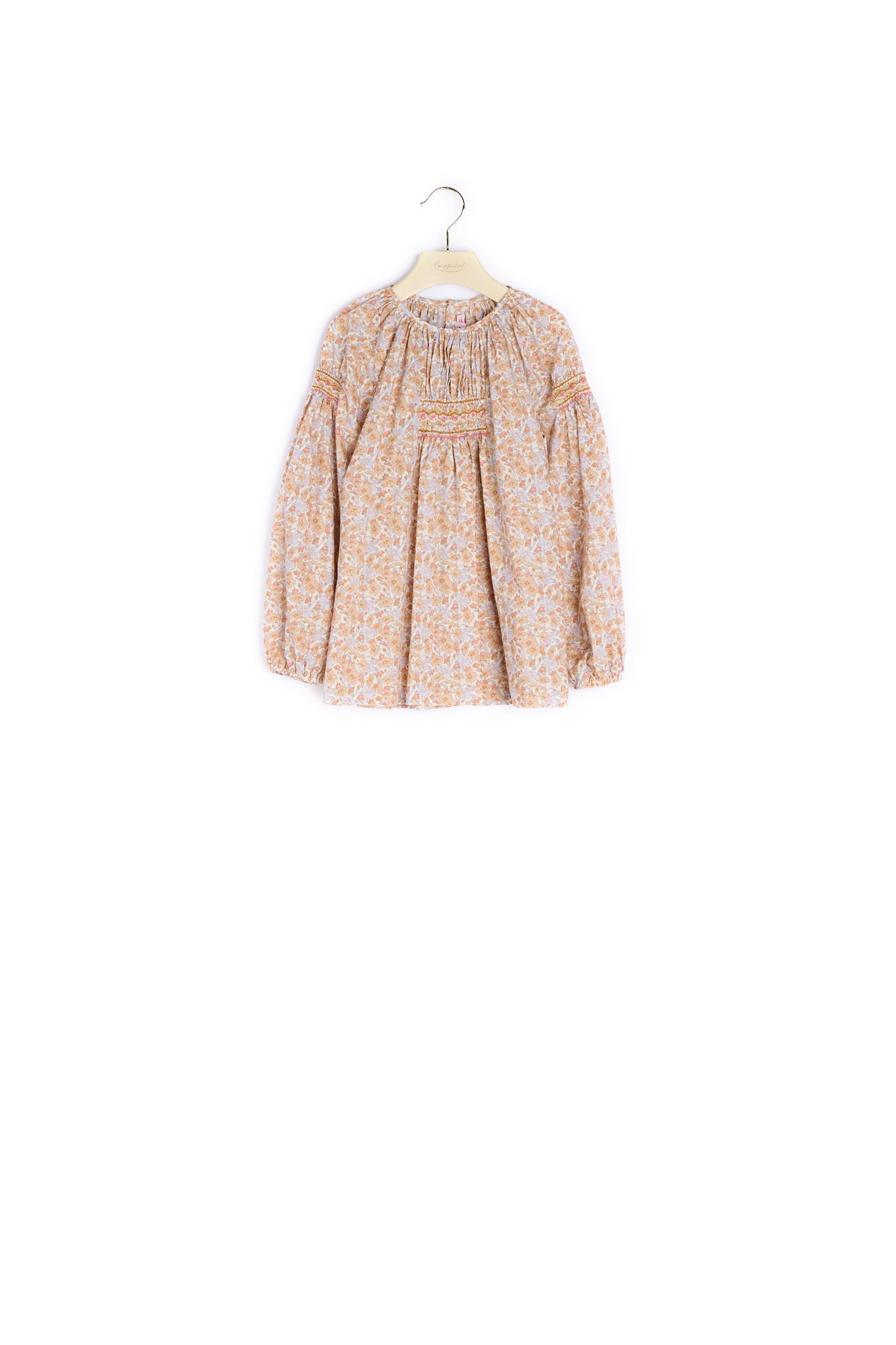 Blouse Liberty smockée fille - Bonpoint vintage
