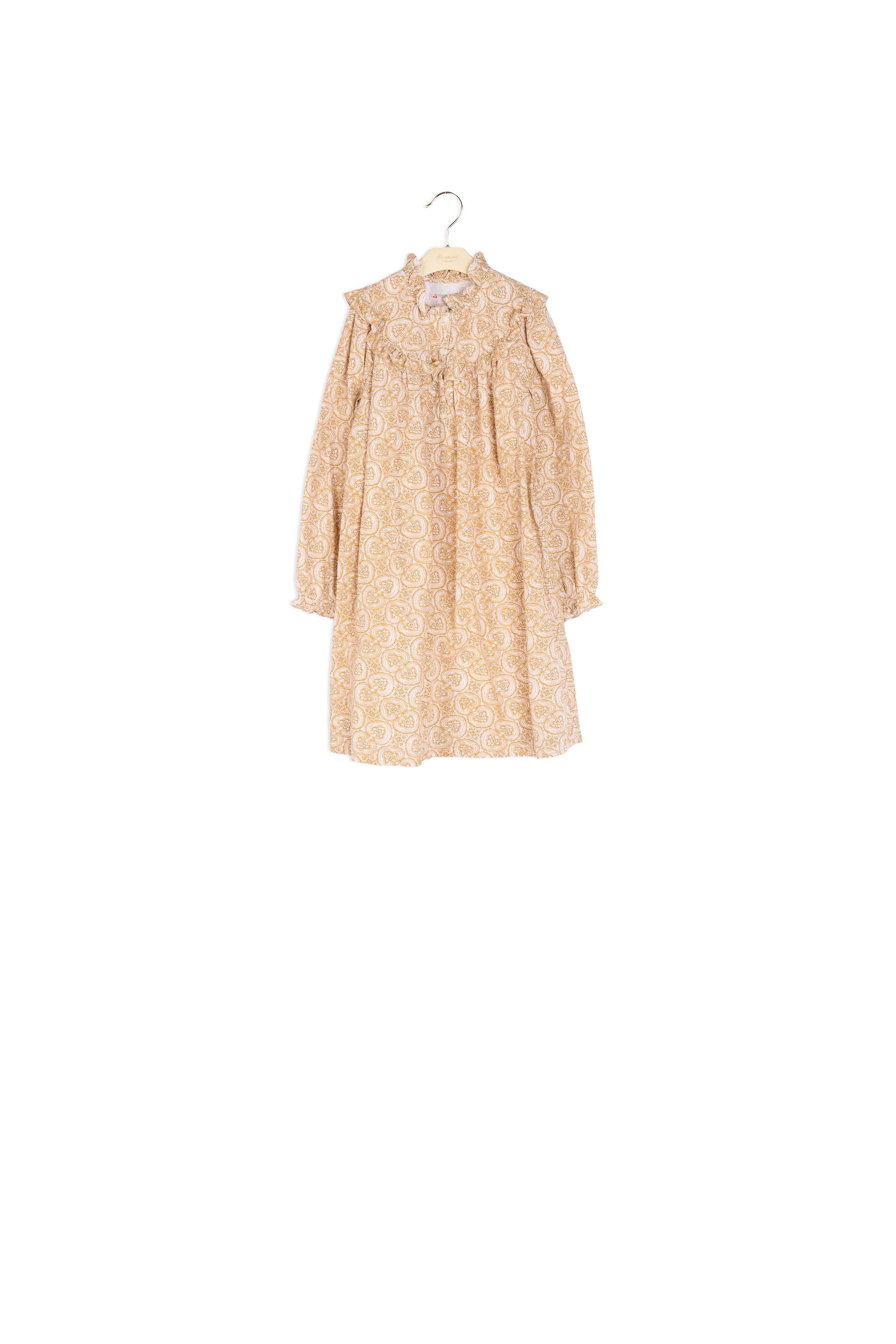 Robe imprimée à volants imprimé - Bonpoint vintage