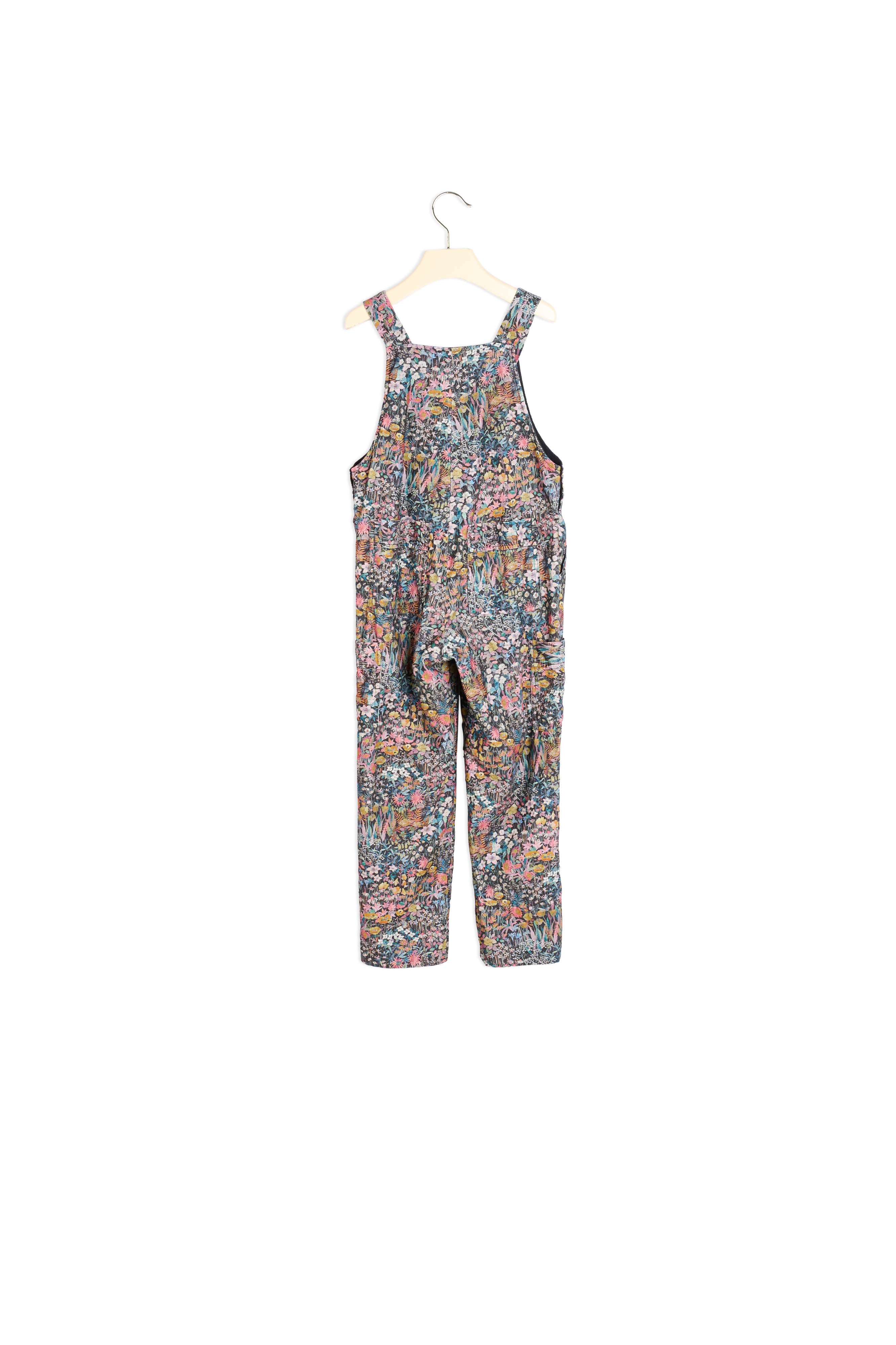 Salopette en tissu liberty velours - Bonpoint vintage