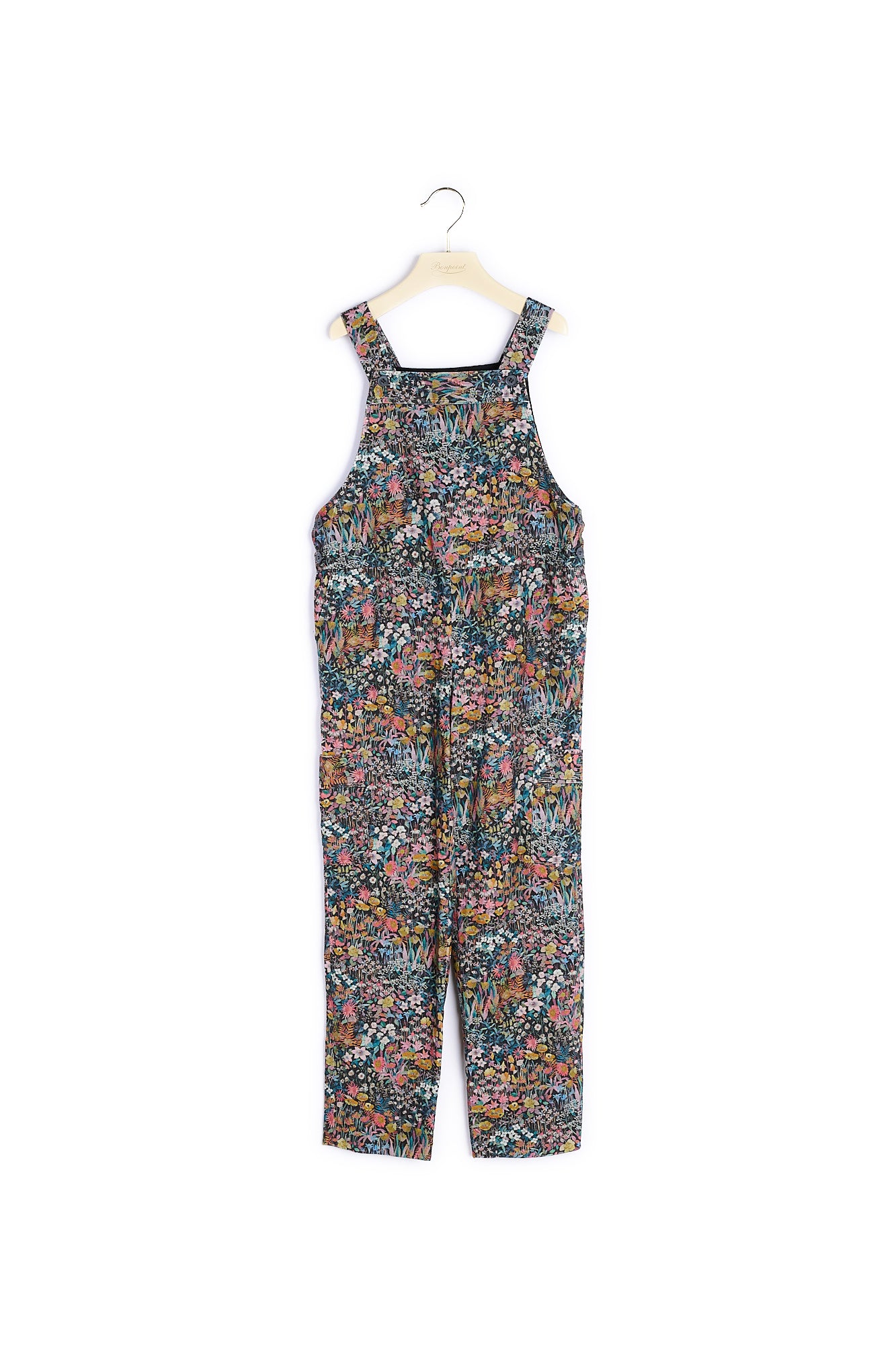 Salopette en tissu liberty velours - Bonpoint vintage