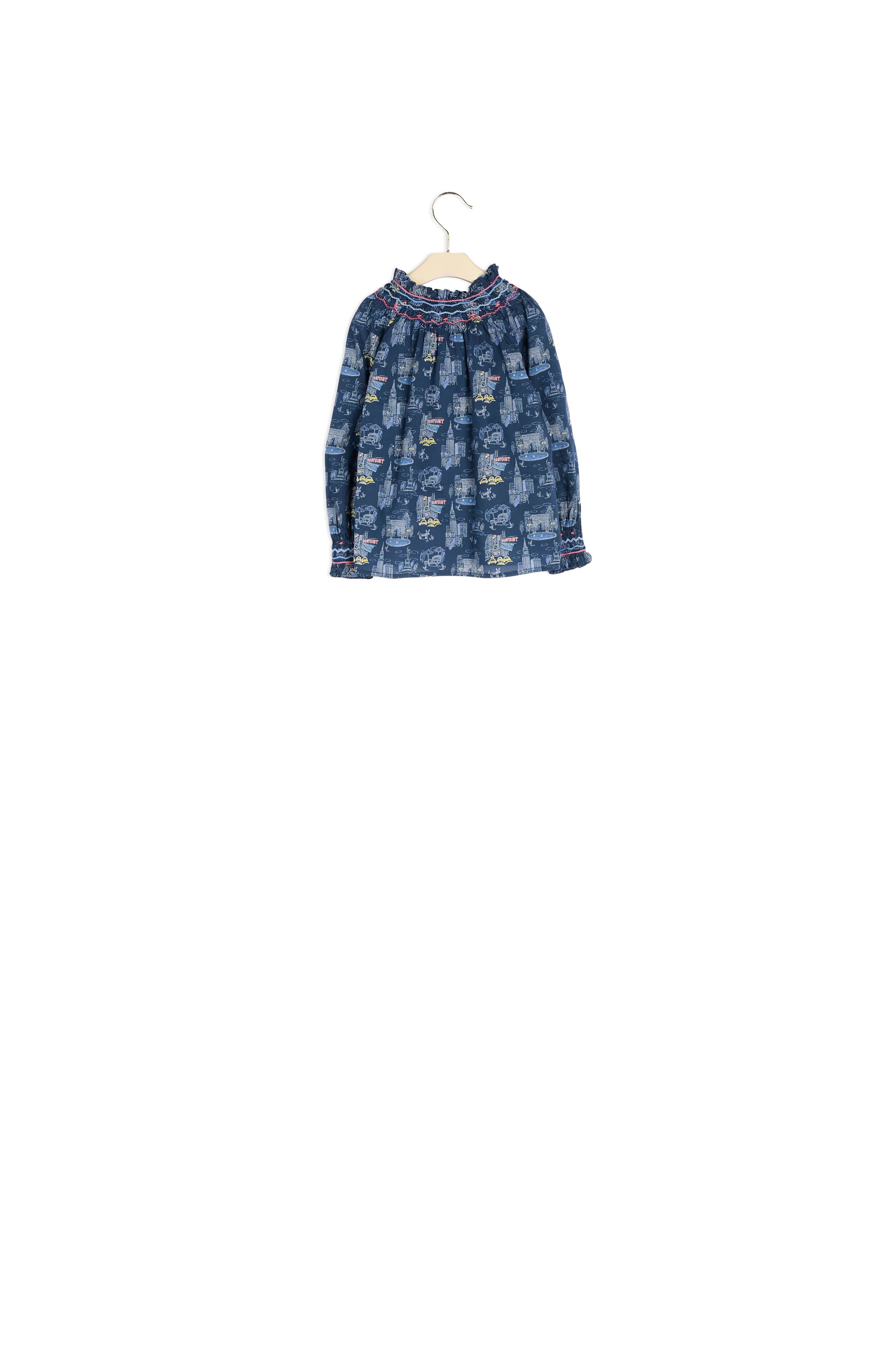 Blouse en tissu Liberty exclusif - Bonpoint vintage