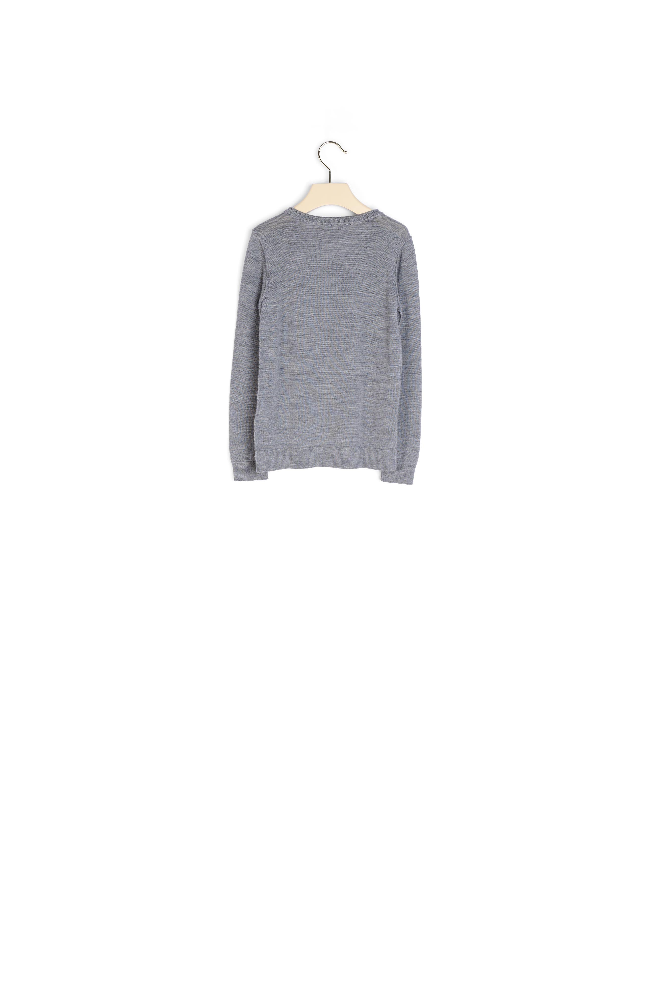 Pull col V en laine mérinos - Bonpoint vintage