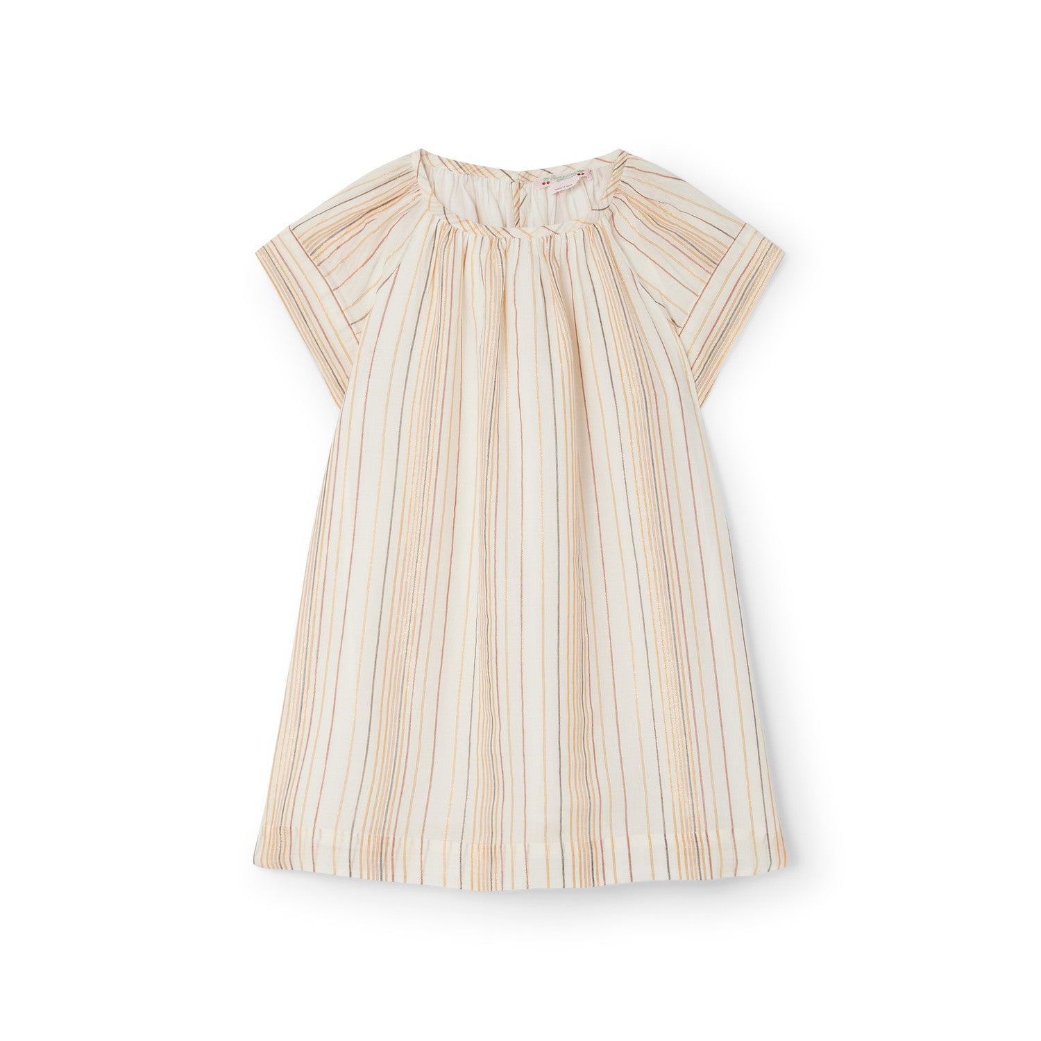 Robe en popeline rayée - Bonpoint vintage