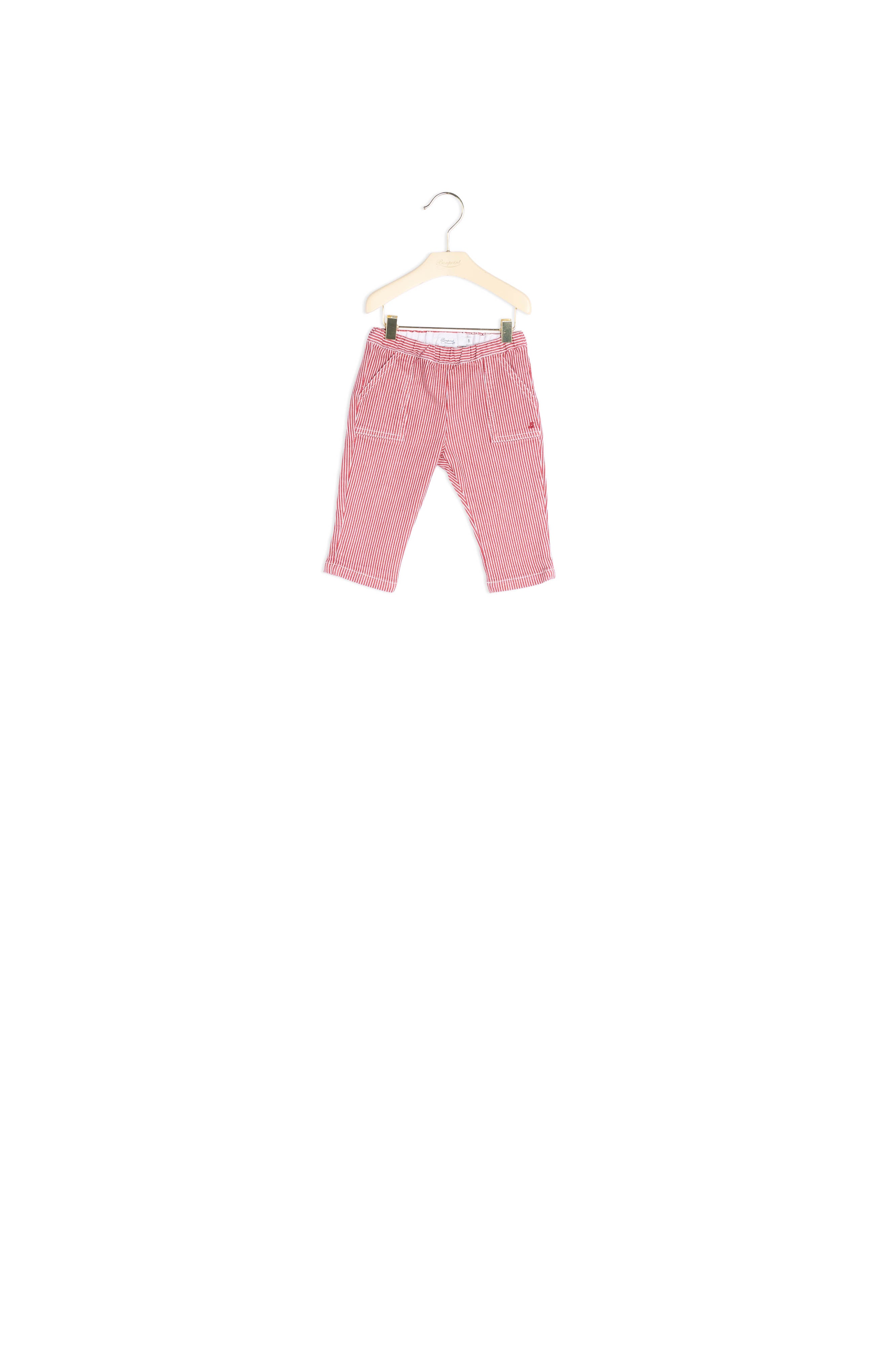 Pantalon en denim rayé bébé - Bonpoint vintage