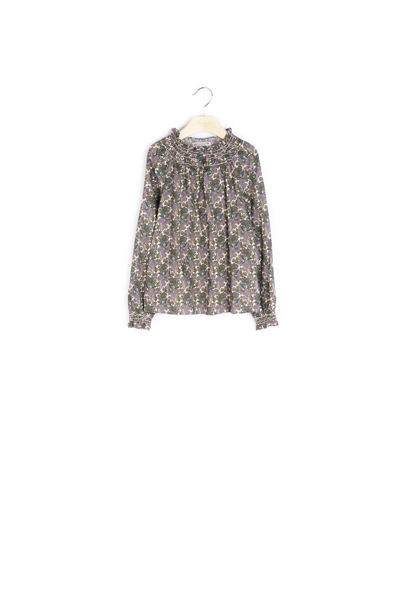 Blouse en tissu Liberty fille - Bonpoint vintage