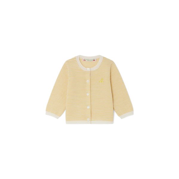 Cardigan rayé - Bonpoint vintage