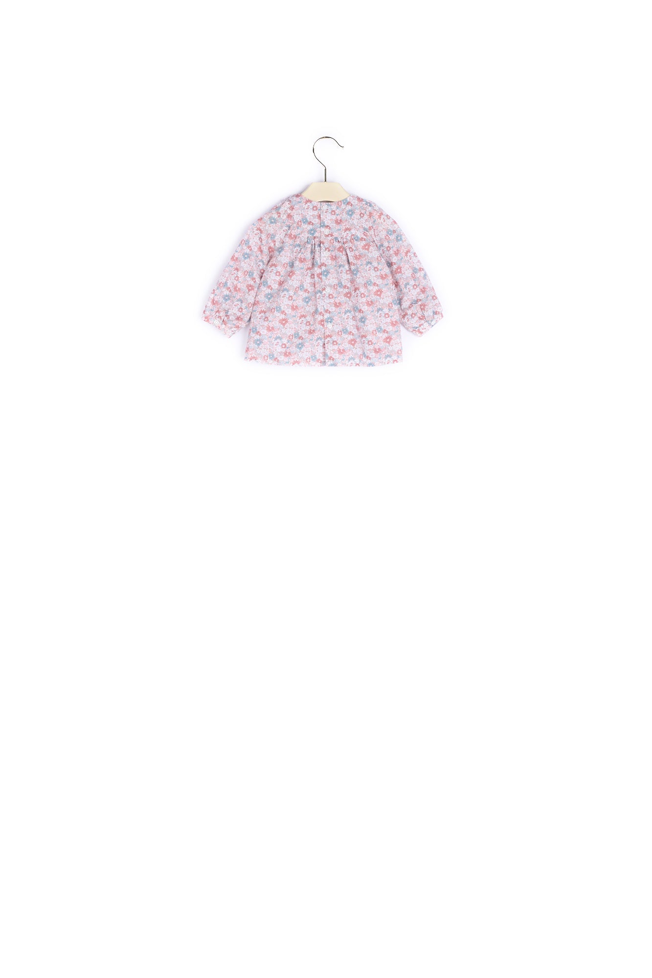 Blouse avec plastron et plis plats bébé - Bonpoint vintage