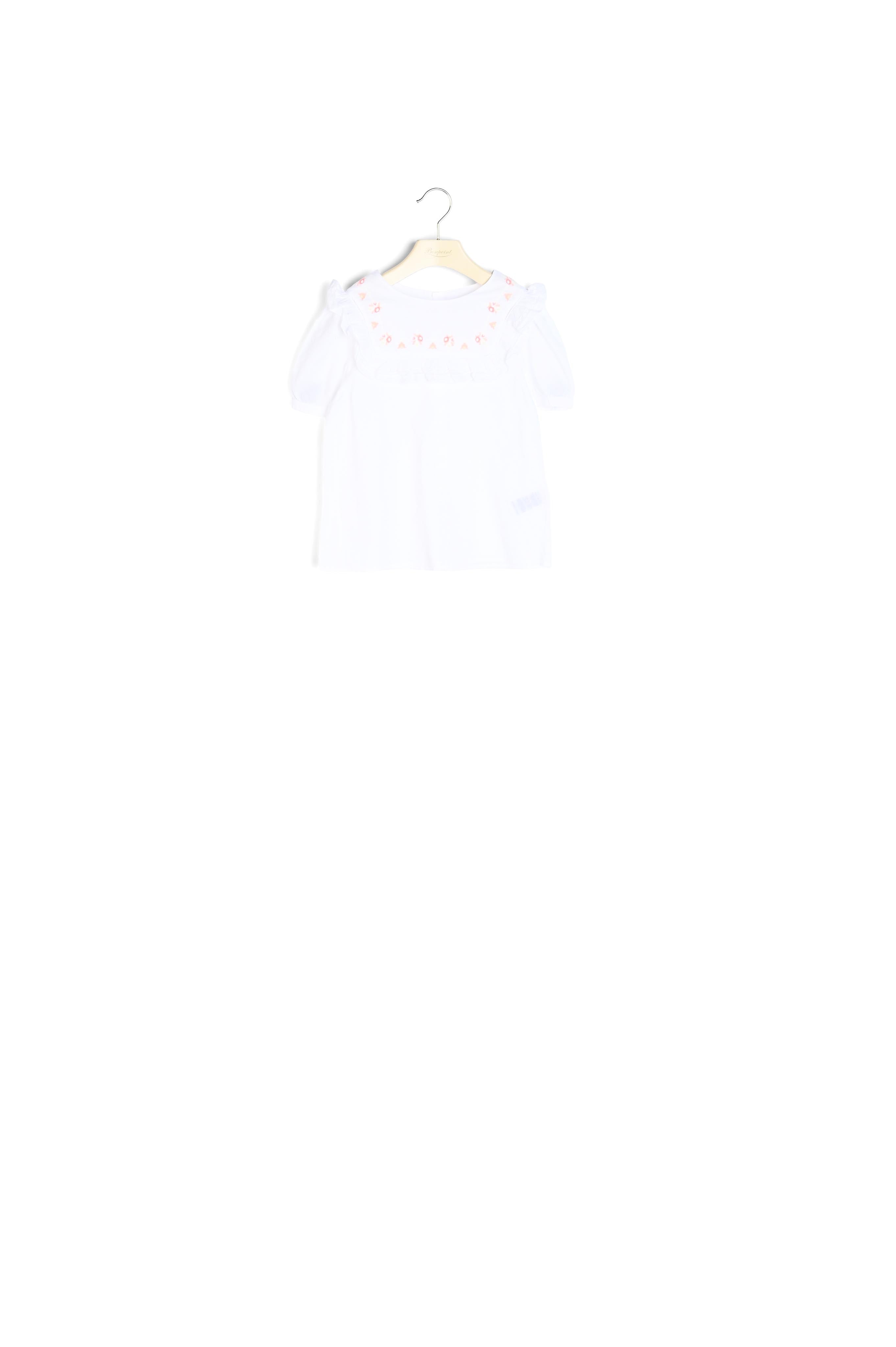 Blouse en voile brodé - Bonpoint vintage