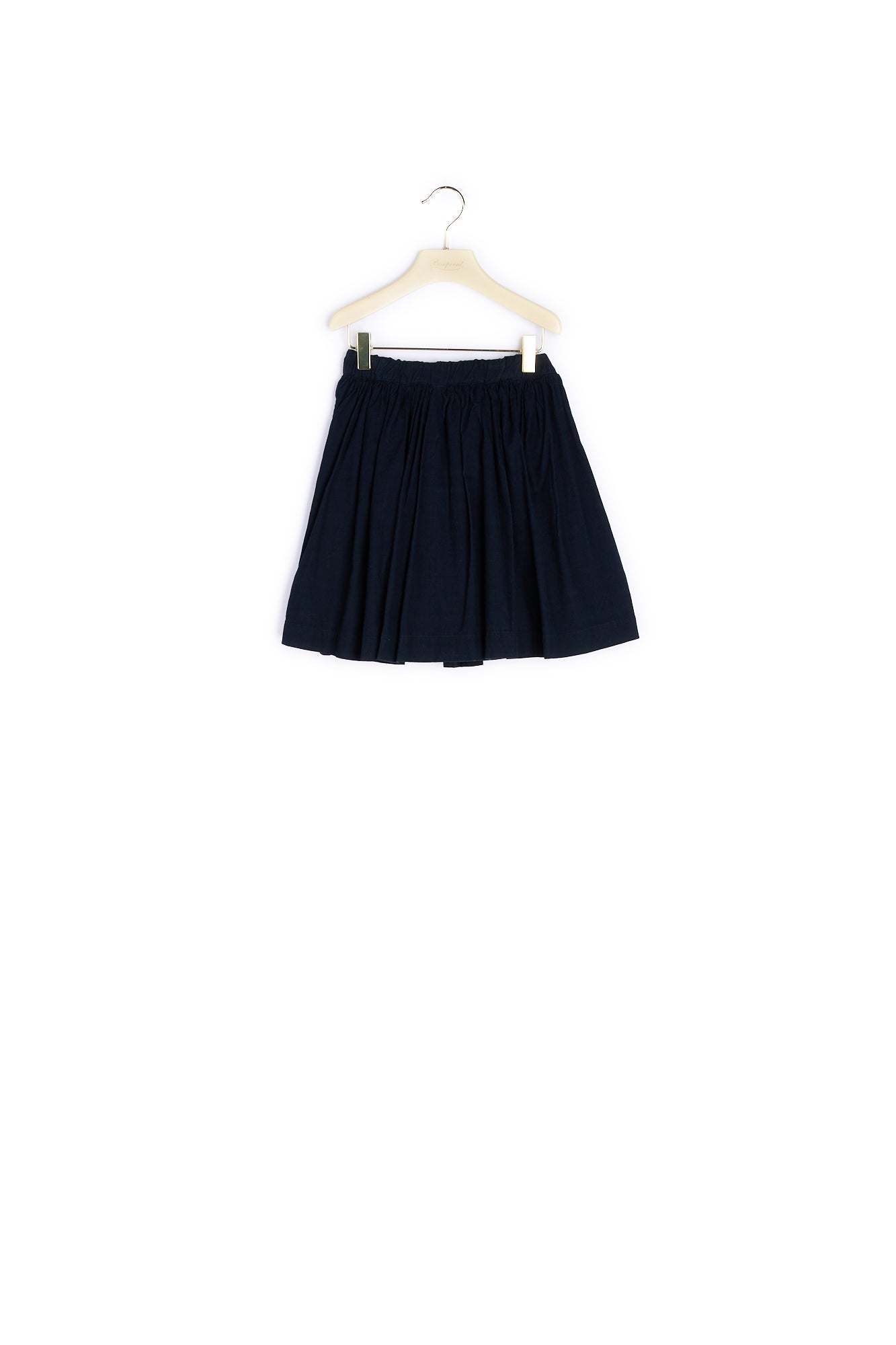 Jupe courte ample fille en velours milleplumes - Bonpoint vintage