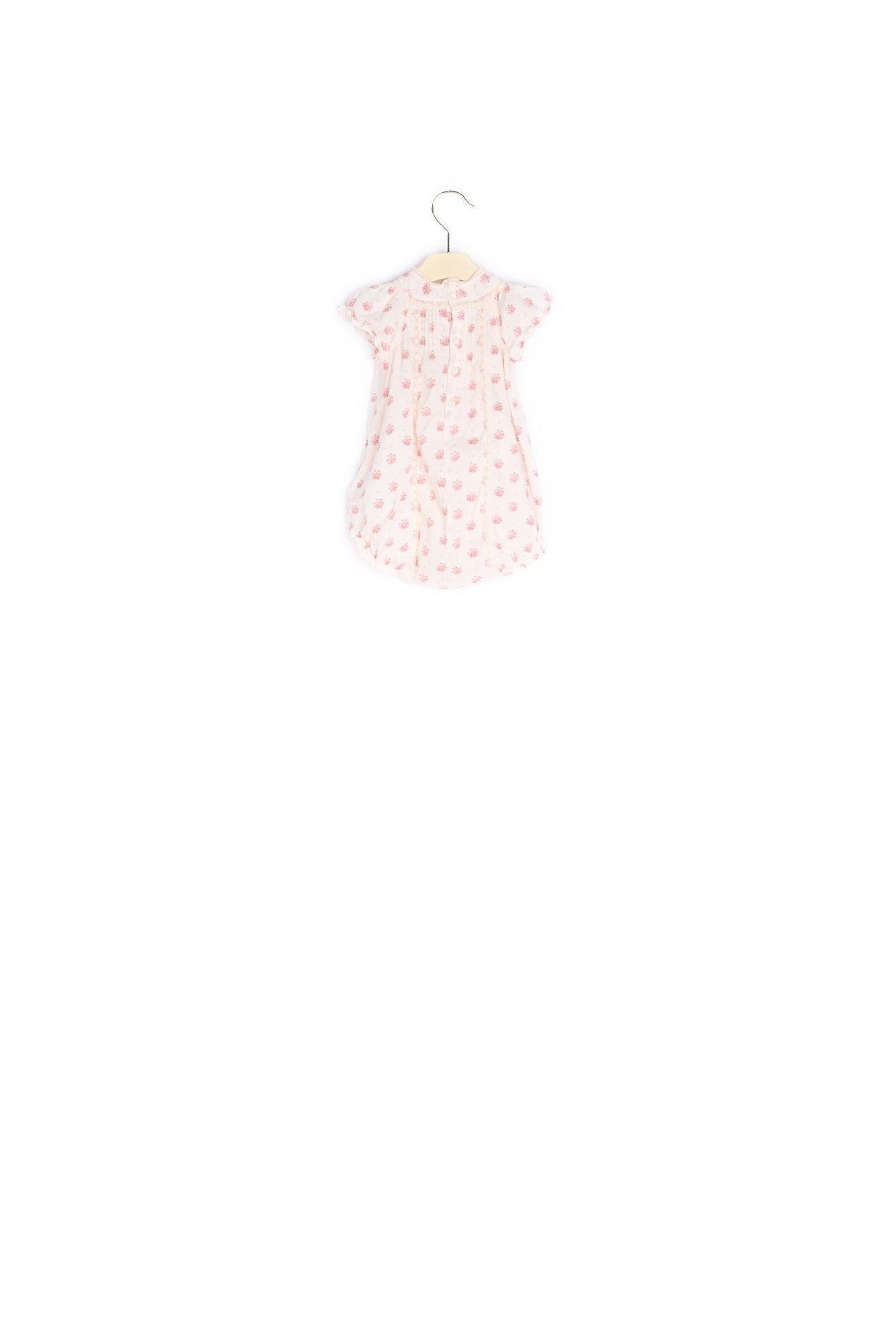 Combinaison avec dentelle de Calais bébé - Bonpoint vintage