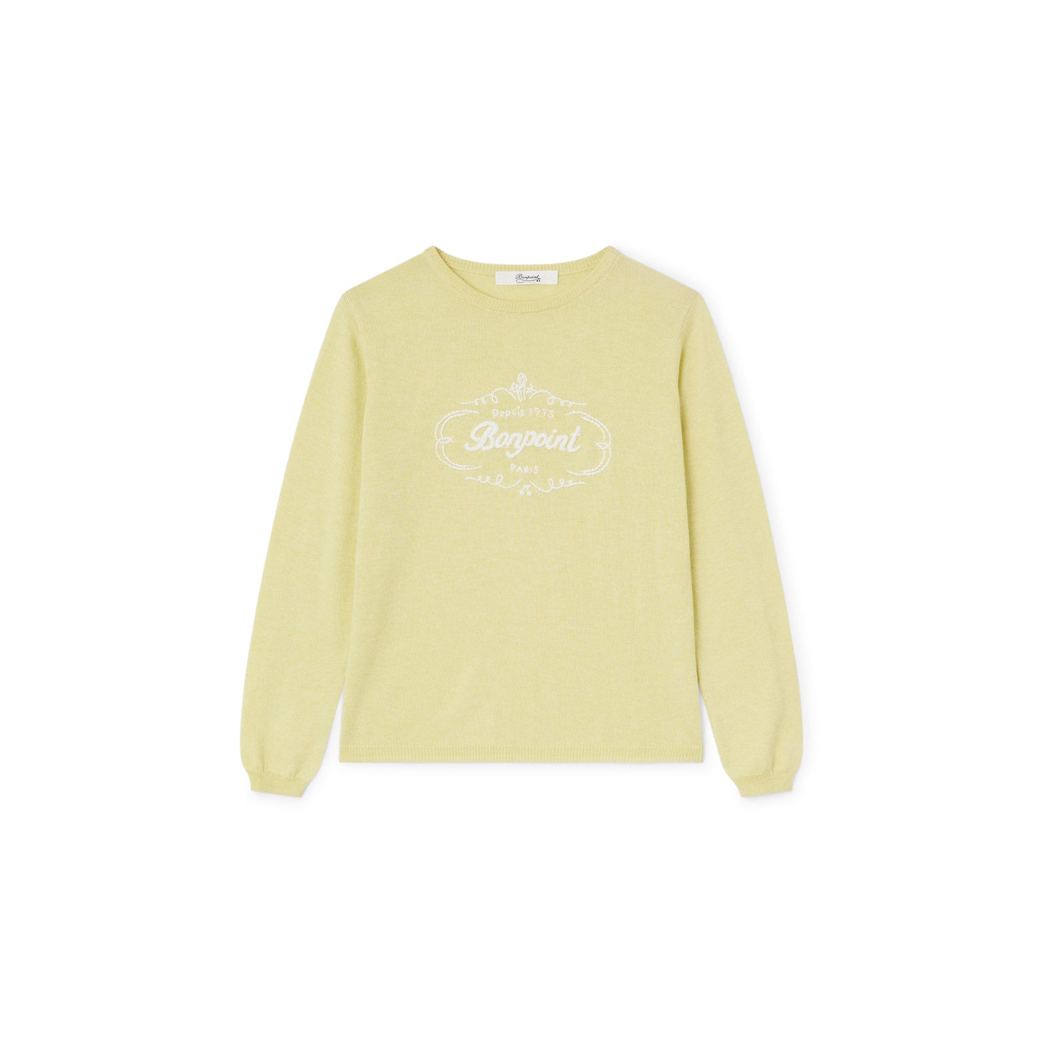 Pull avec broderie main - Bonpoint vintage