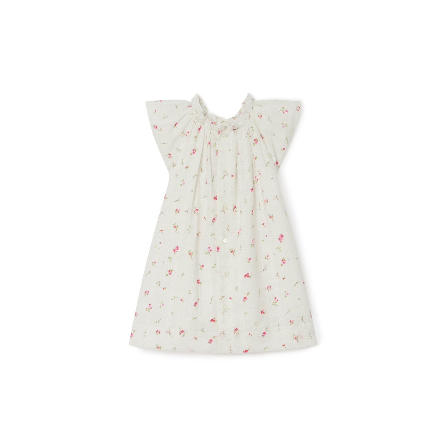 Robe en voile de coton imprimé - Bonpoint vintage