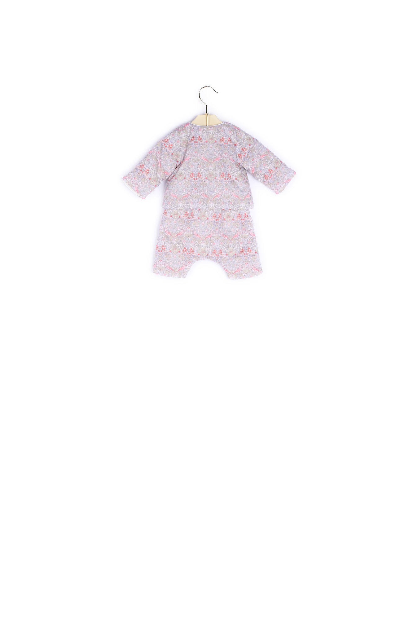 Ensemble en tissu Liberty bébé - Bonpoint vintage