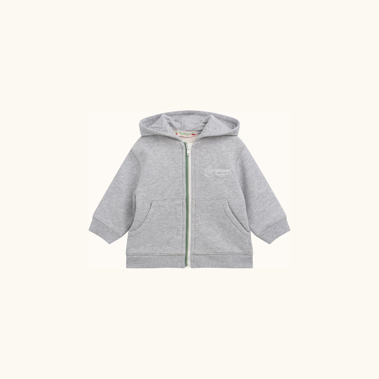Sweatshirt zippé à capuche - Bonpoint vintage