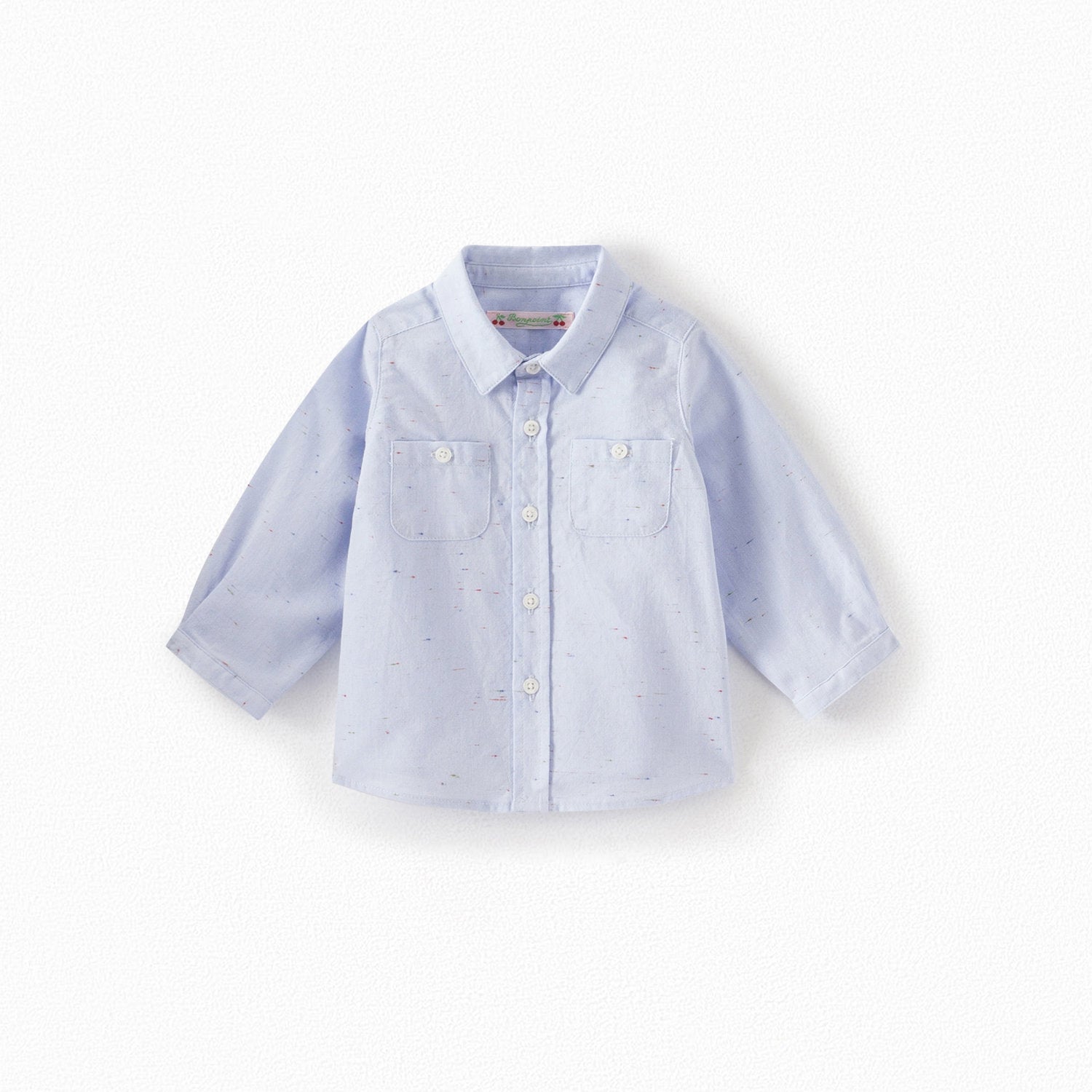 Chemise en popeline mouchetée - Bonpoint vintage