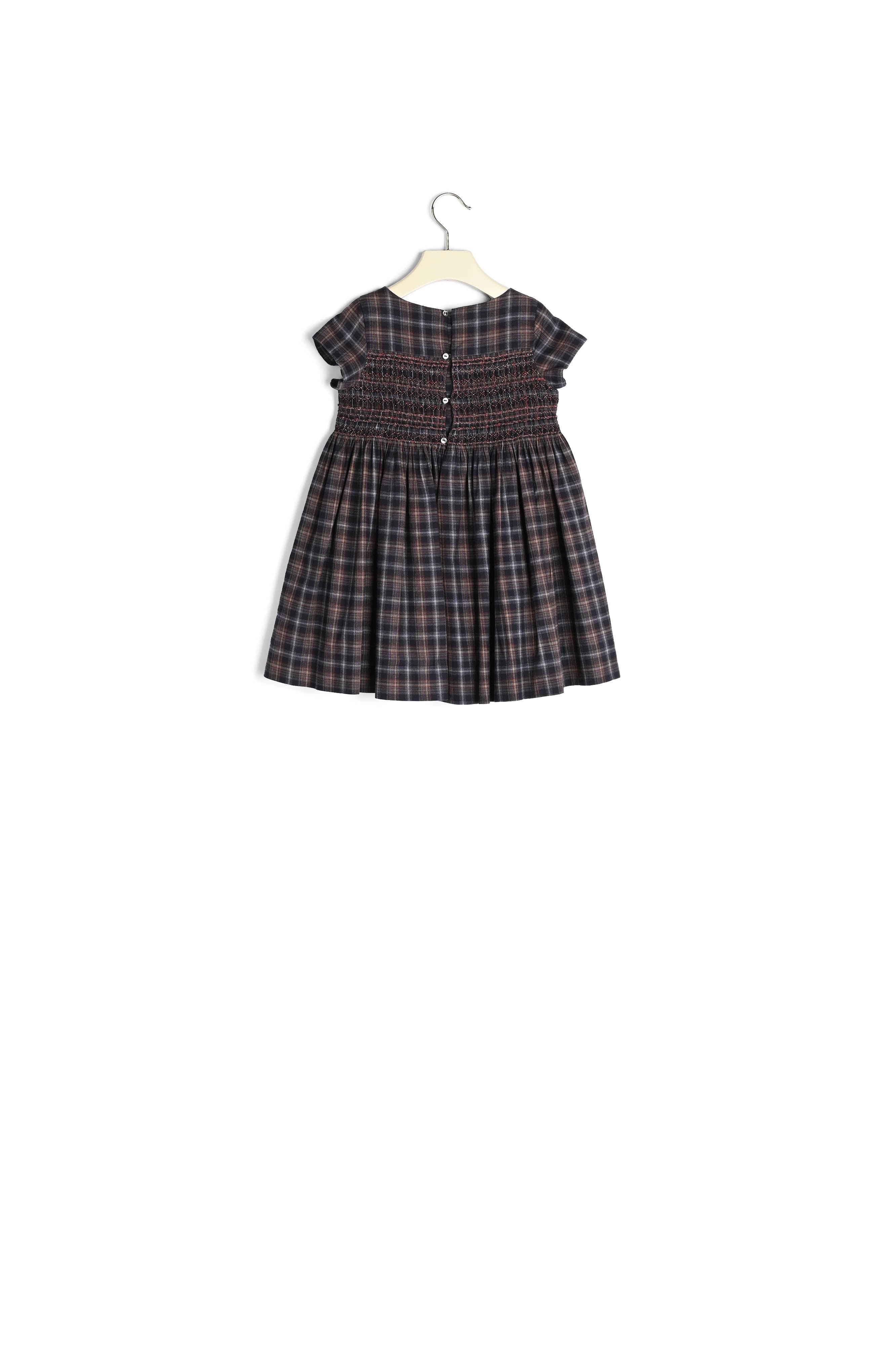 Robe smockée en twill - Bonpoint vintage