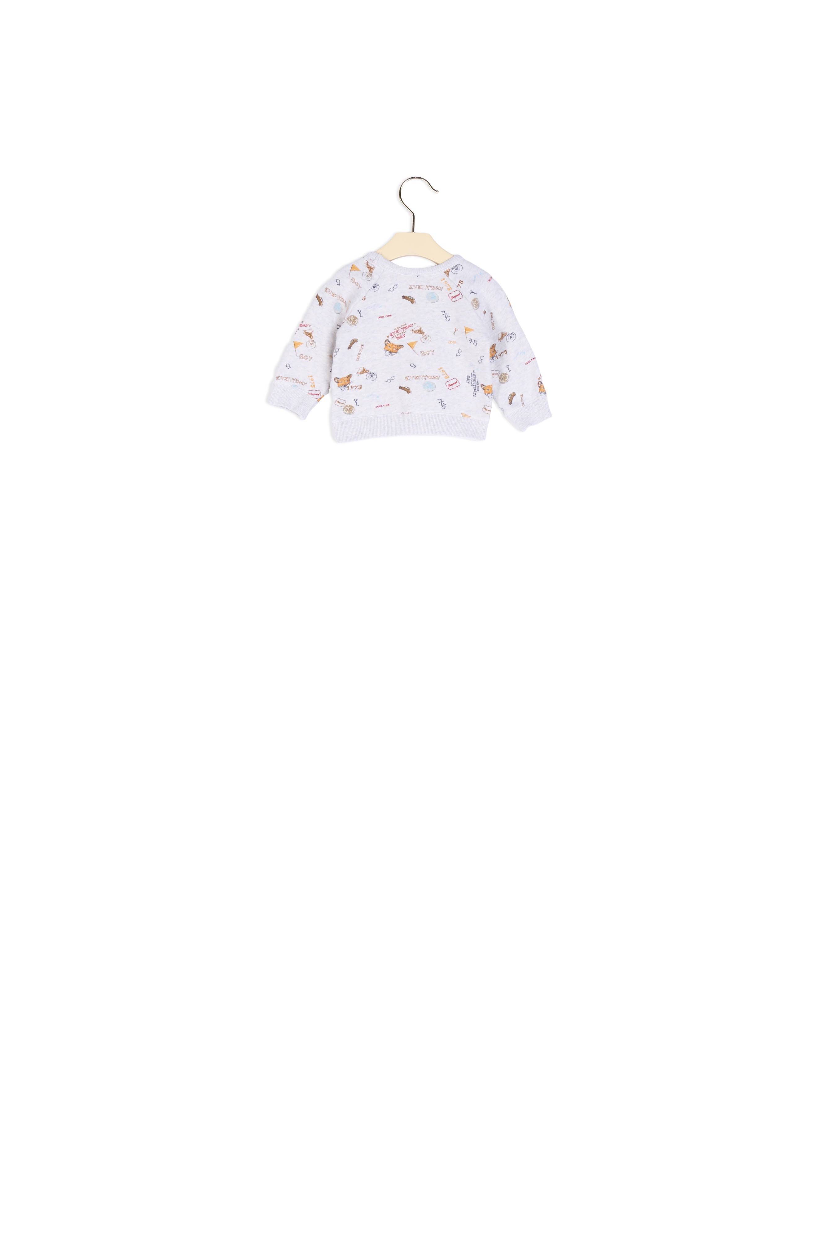 Sweat en molleton imprimé - Bonpoint vintage