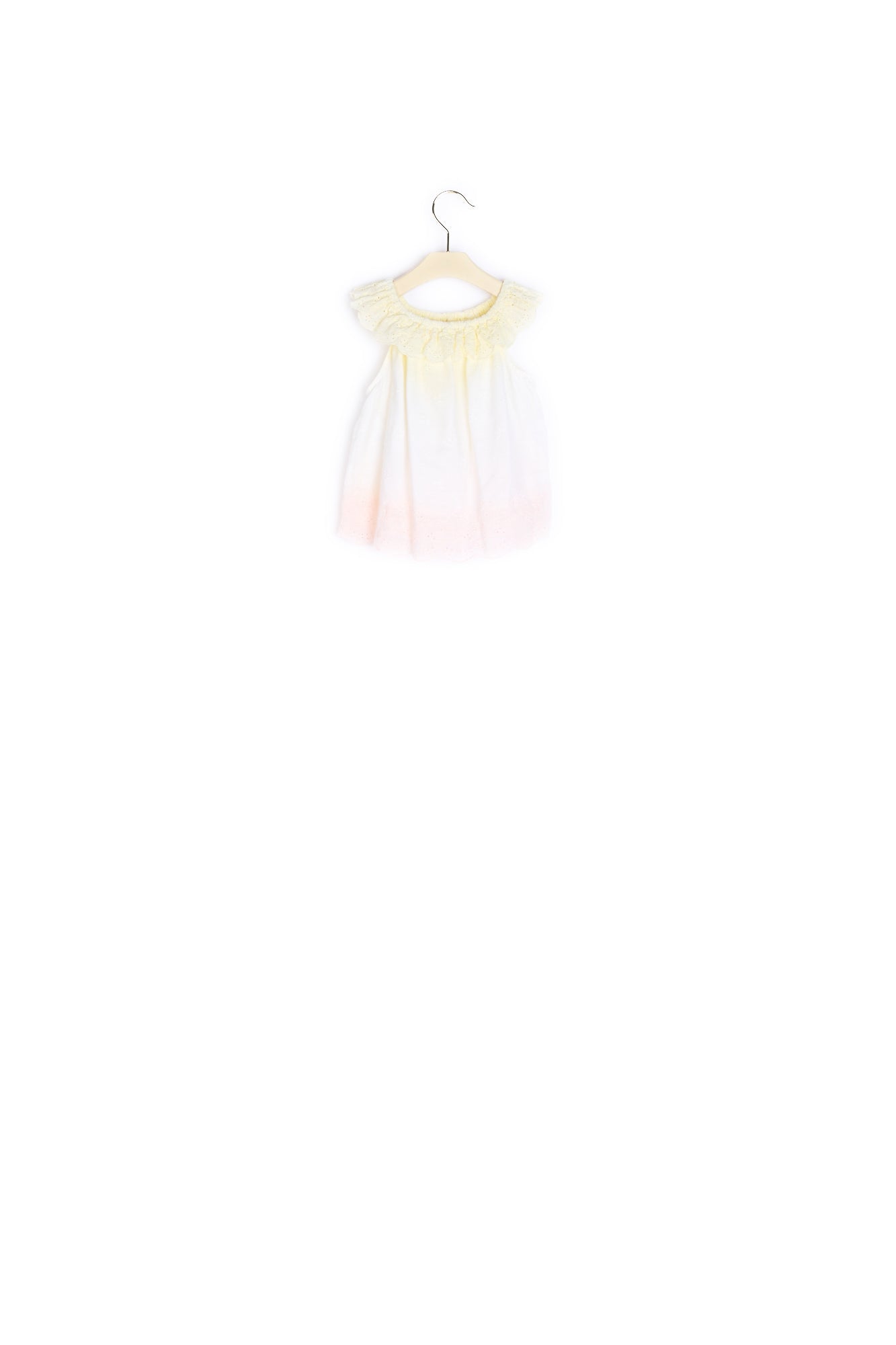 Blouse brodée dip dye fille - Bonpoint vintage