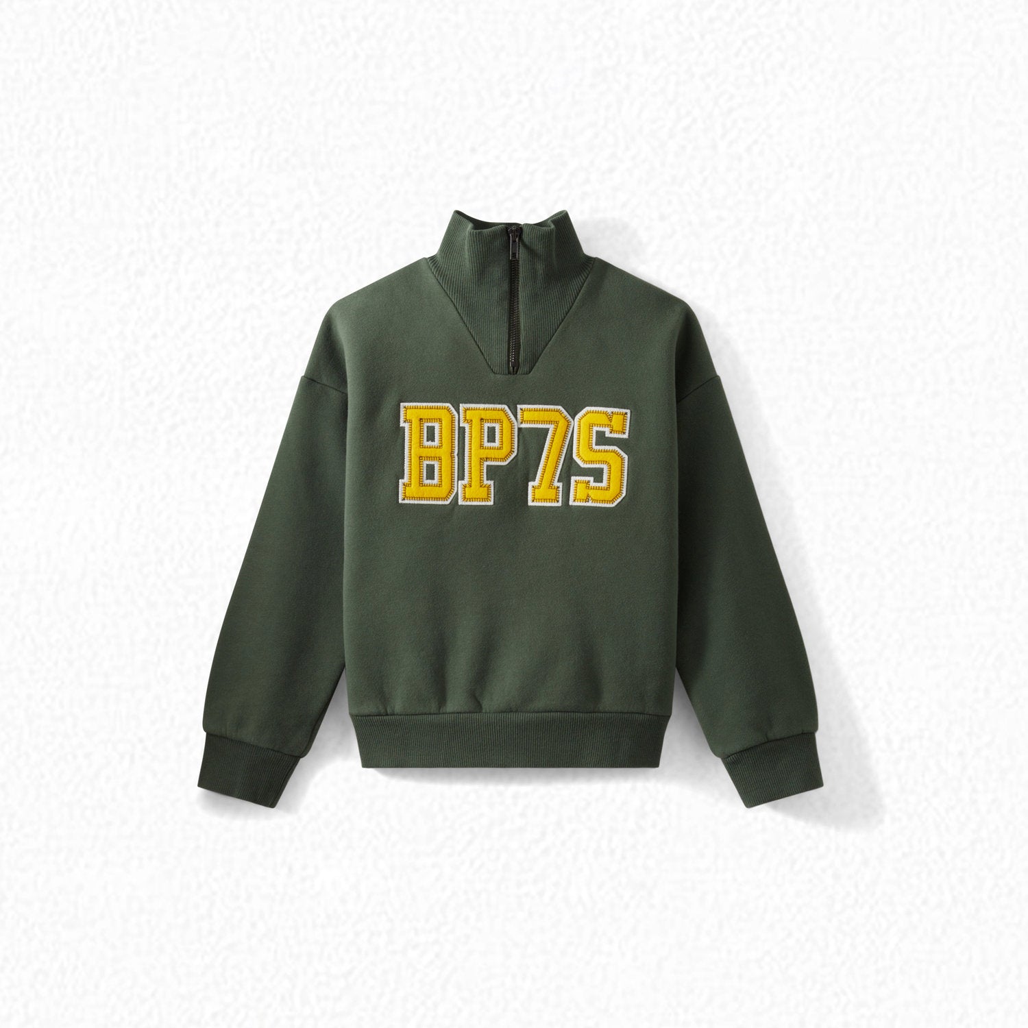 Sweatshirt col montant zippé - Bonpoint vintage
