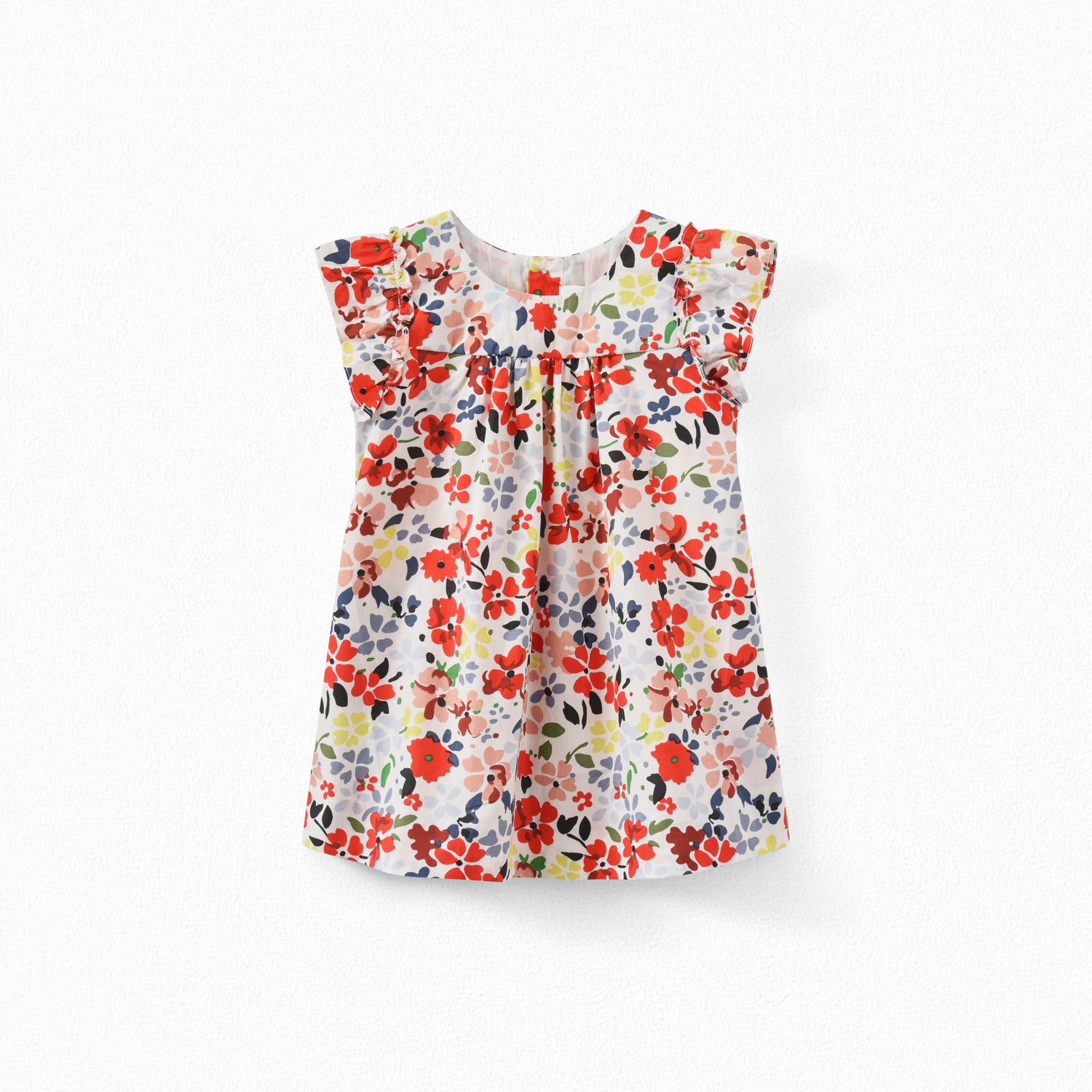 Robe en popeline imprimée - Bonpoint vintage
