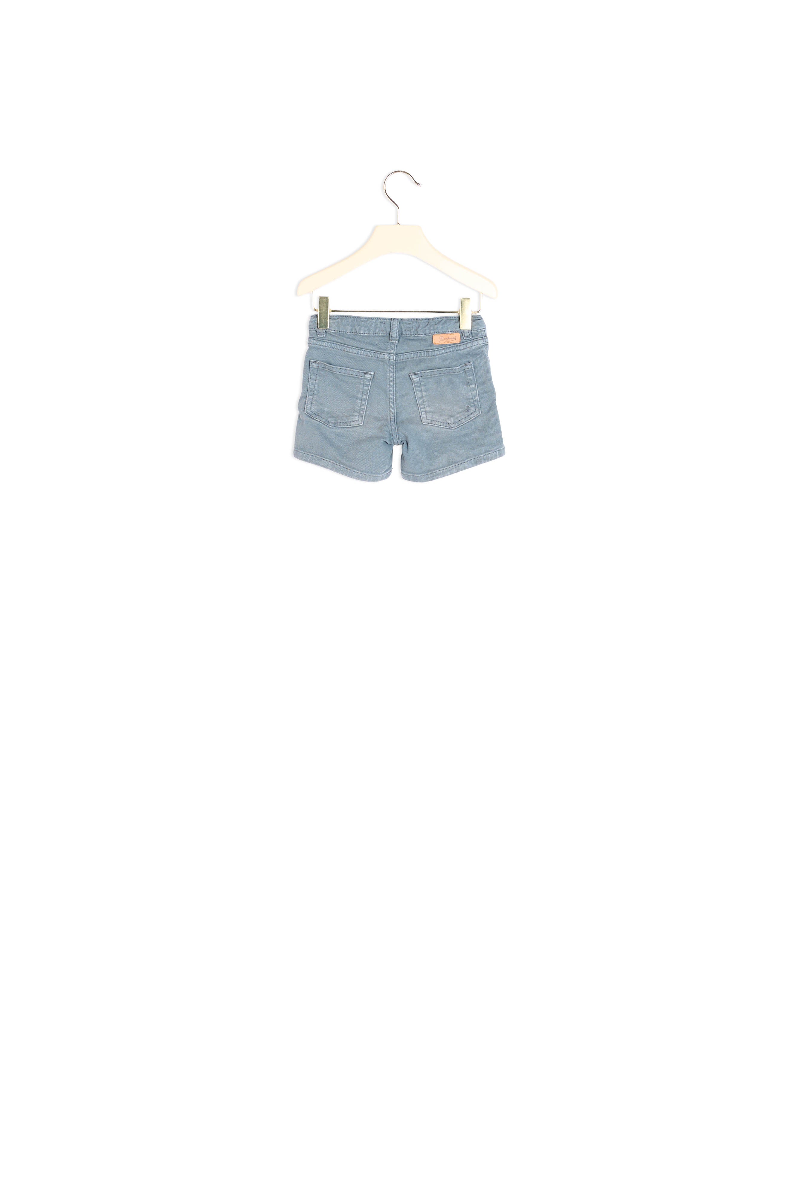 Short en jean avec broderie - Bonpoint vintage