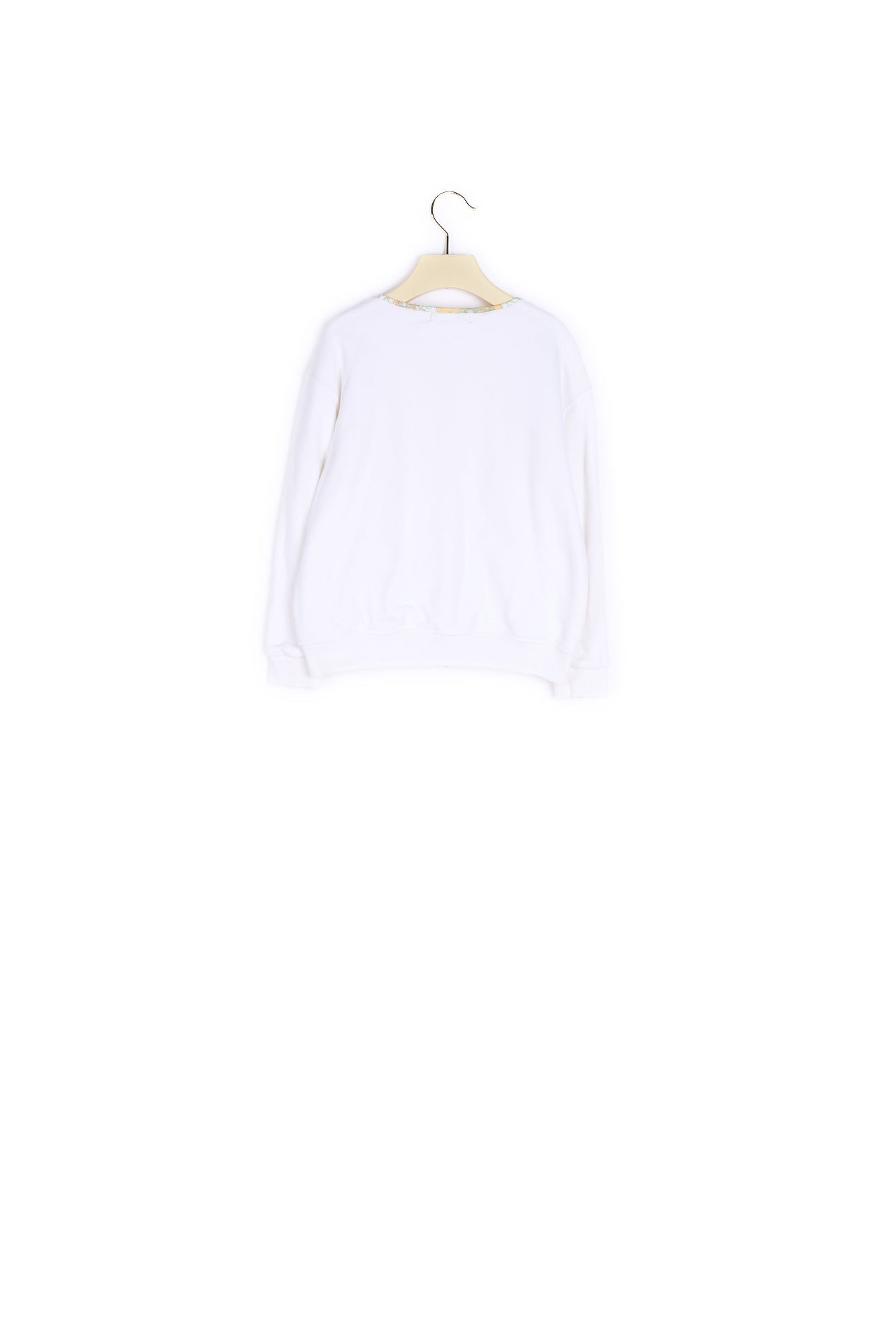 Sweat en molleton et Liberty - Bonpoint vintage