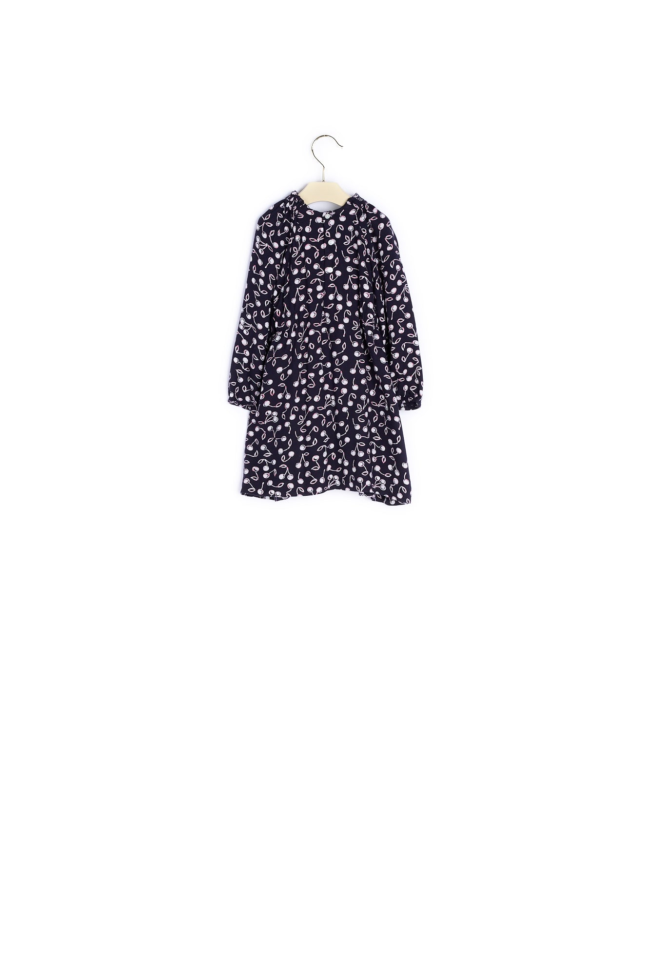 Robe en twill imprimé cerises fille - Bonpoint vintage