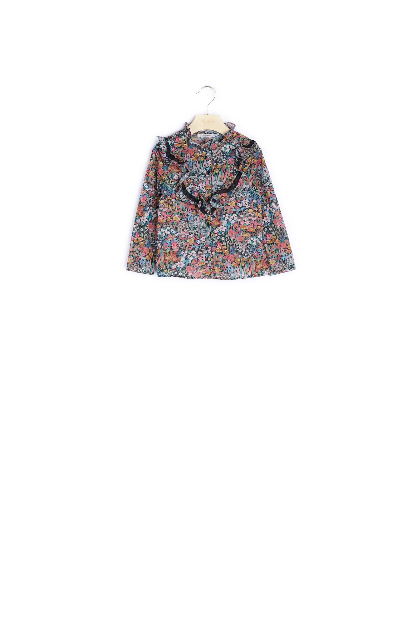 Blouse fille en tissu Liberty - Bonpoint vintage