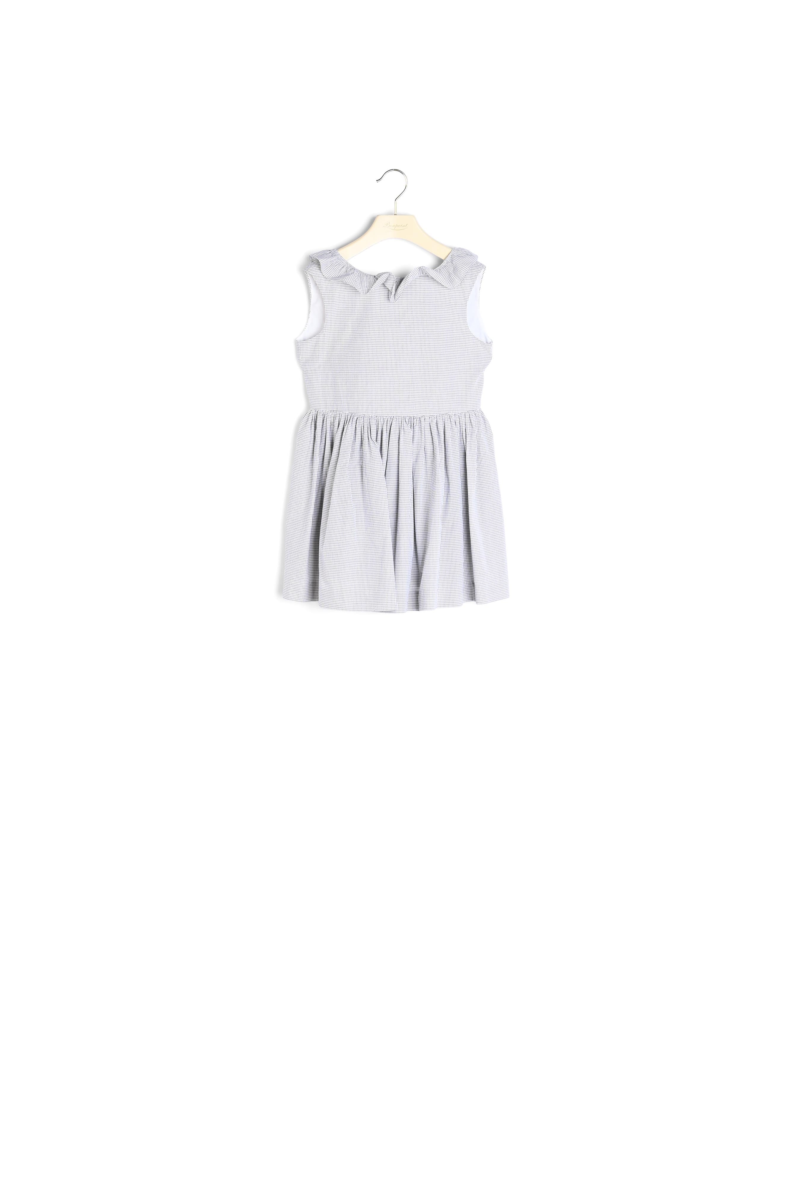 Robe avec volant carreaux - Bonpoint vintage