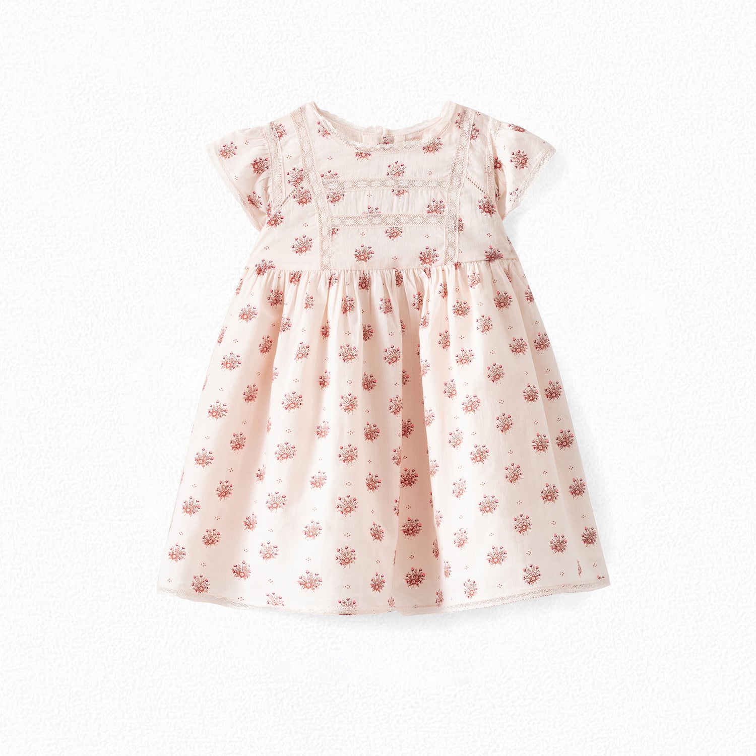 Robe avec entre-deux en dentelle - Bonpoint vintage