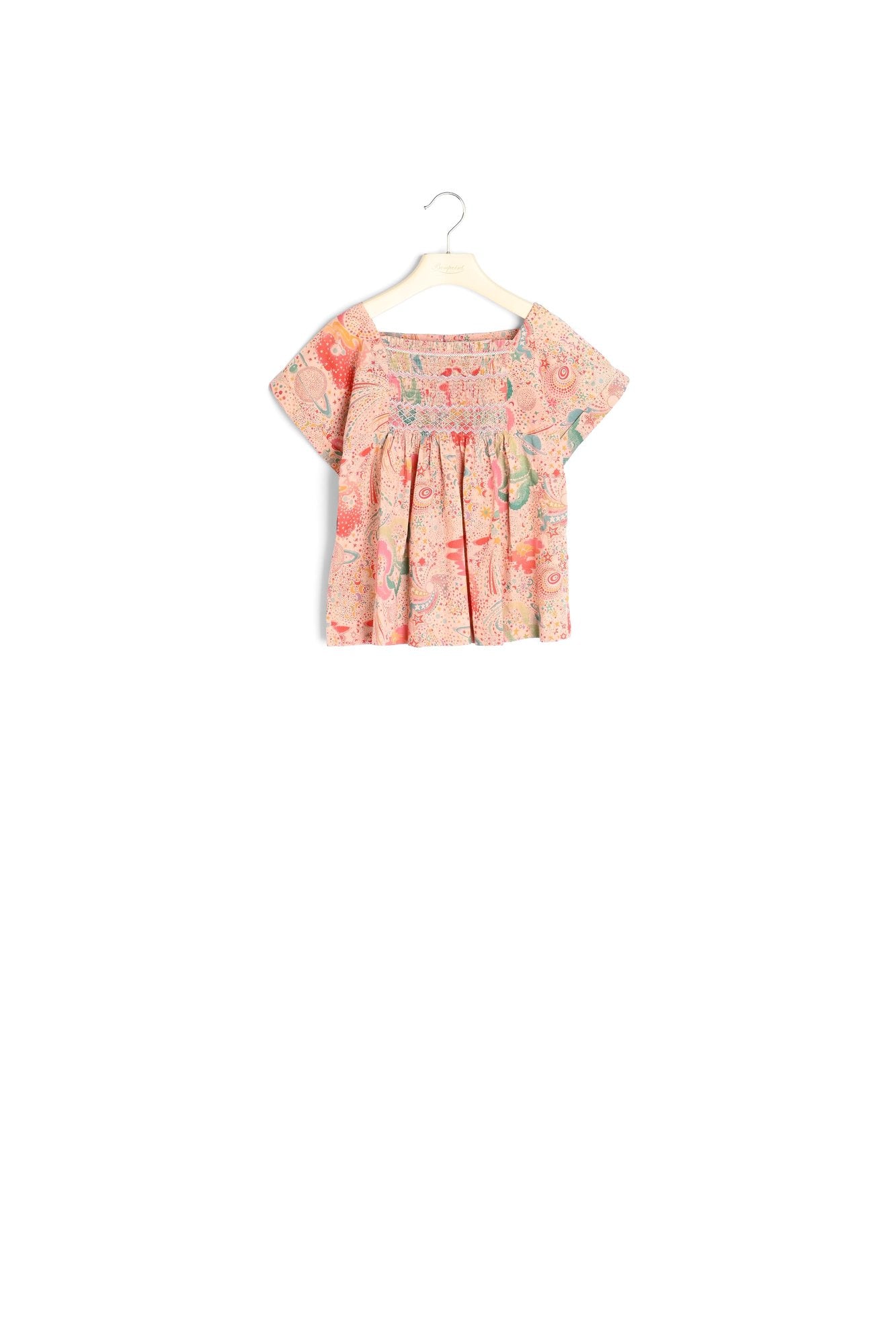 Blouse Pays à motif Liberty - Bonpoint vintage
