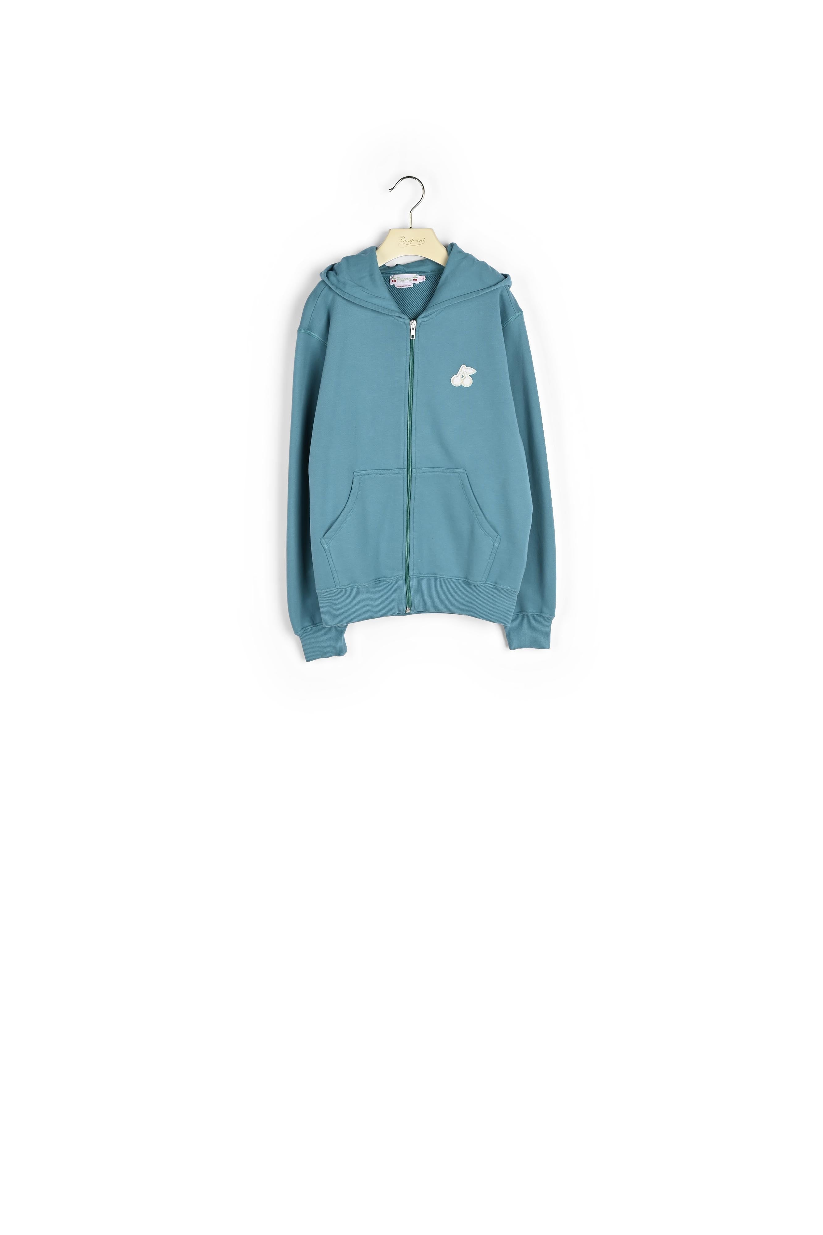 Sweatshirt zippé à capuche - Bonpoint vintage