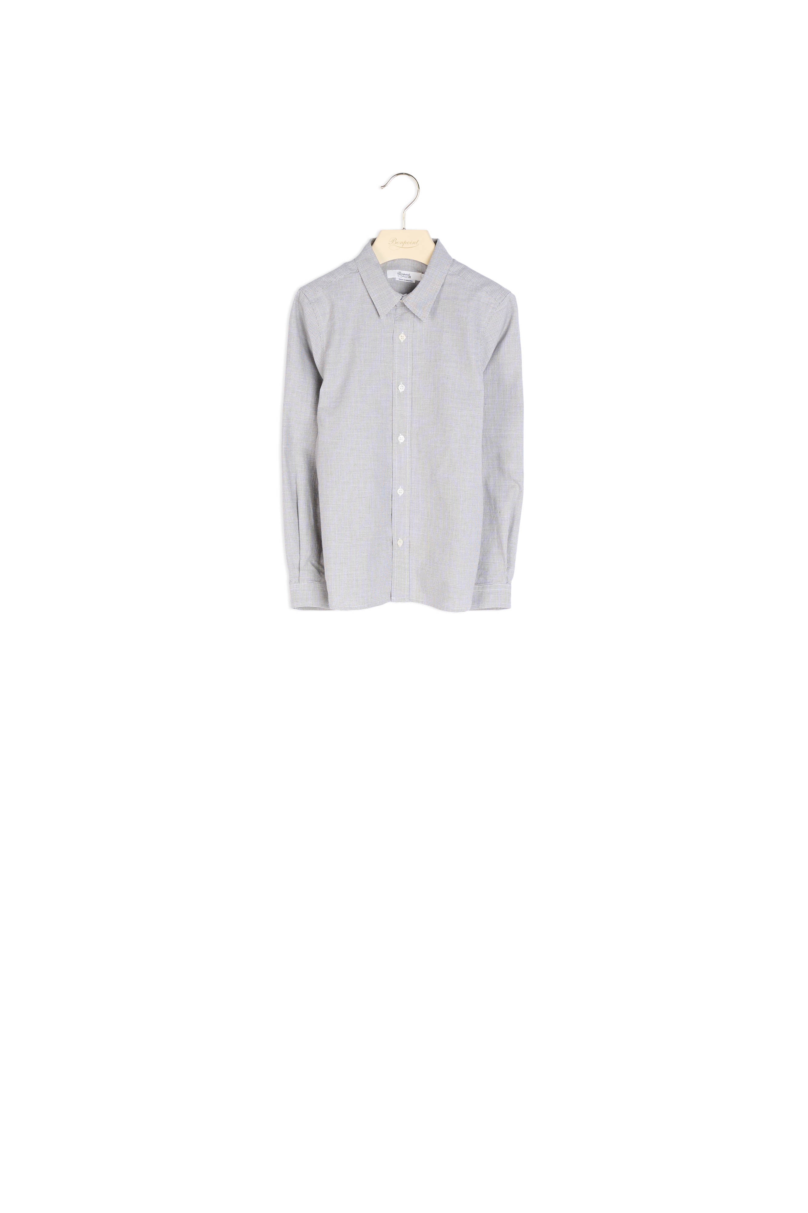 Chemise en twill à carreaux - Bonpoint vintage