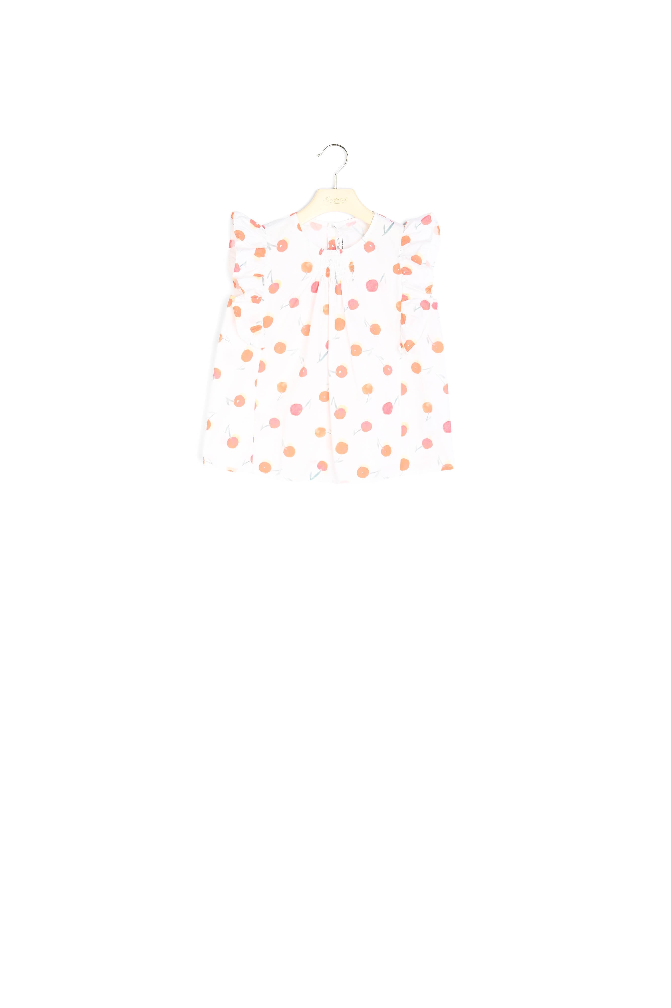 Blouse en popeline imprimée fille - Bonpoint vintage
