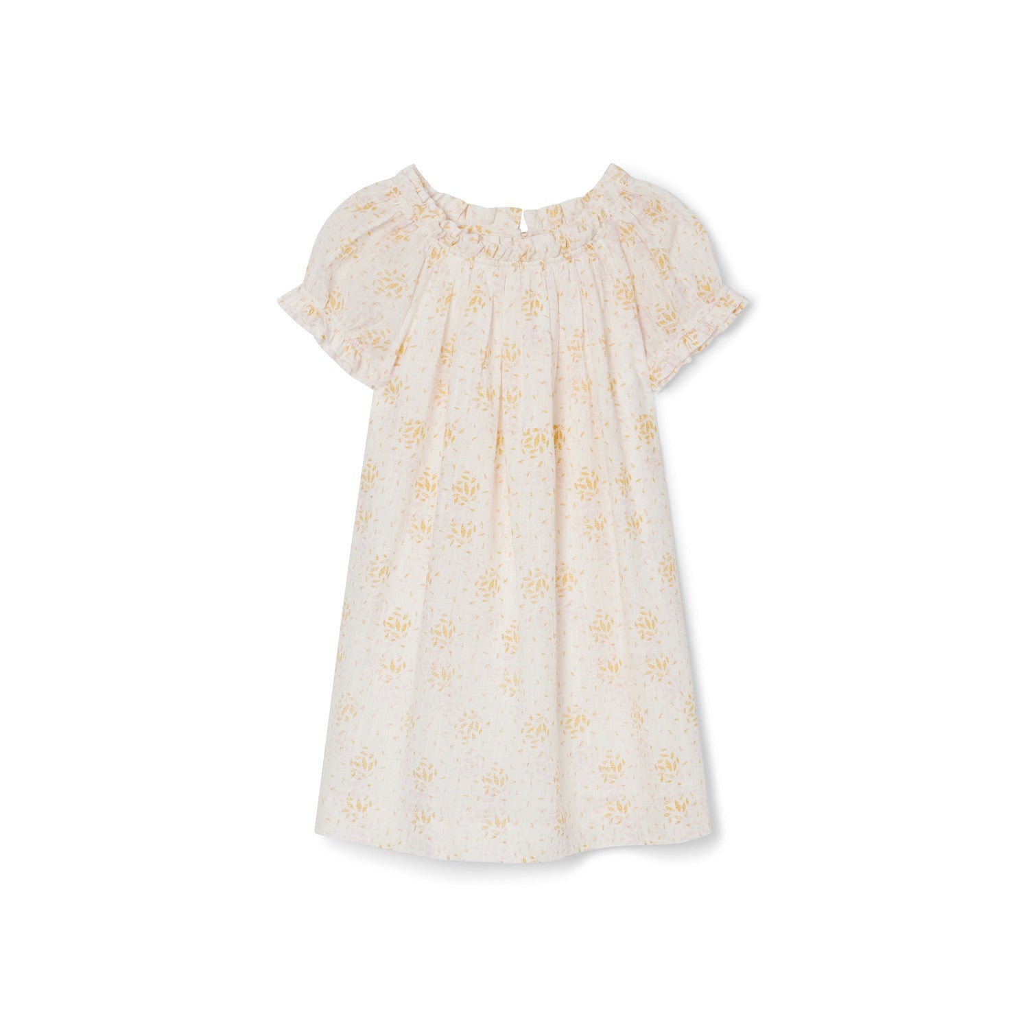 Robe à col volanté fille - Bonpoint vintage
