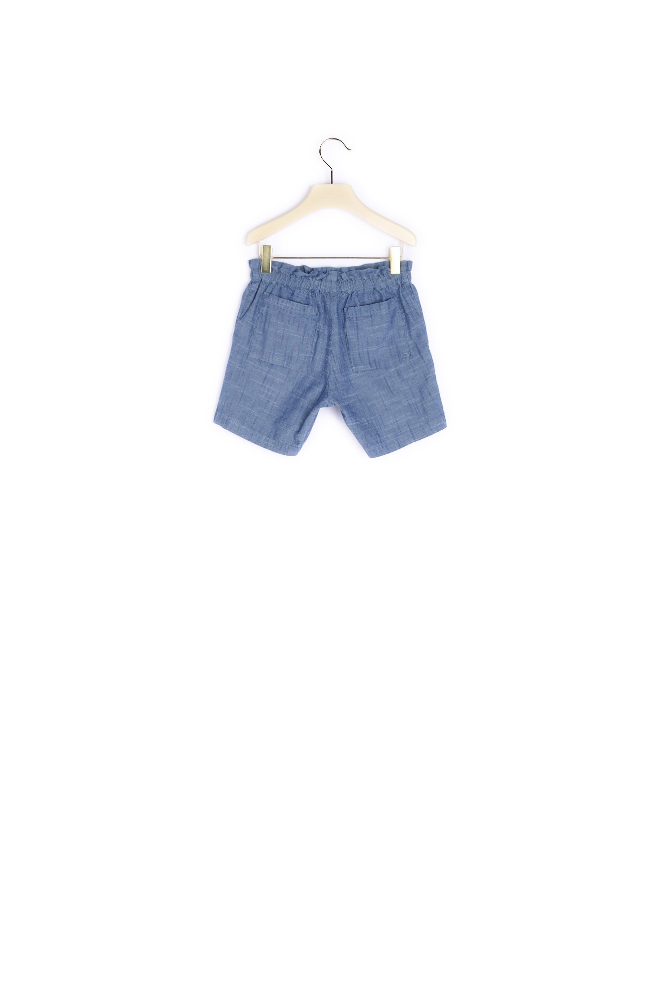 Short en coton chambray fille - Bonpoint vintage