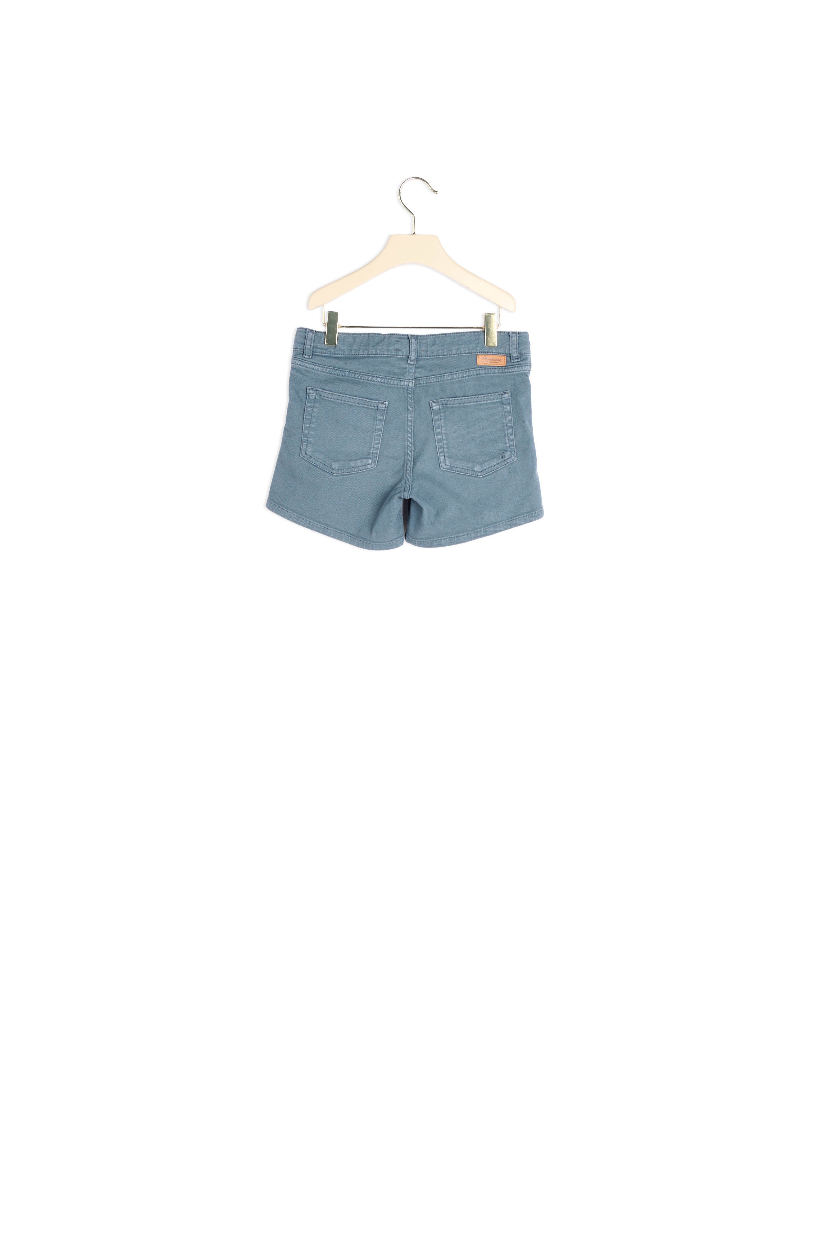 Short en jean avec broderie - Bonpoint vintage
