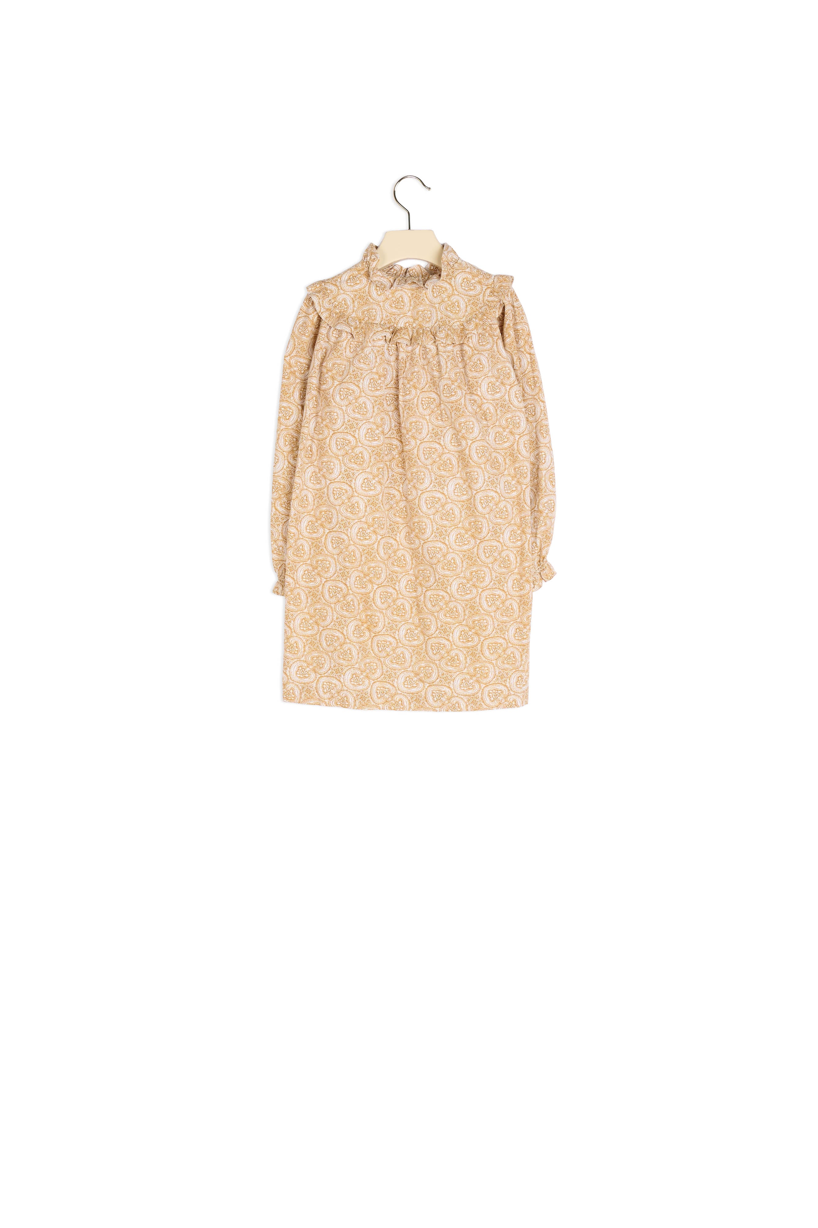 Robe imprimée à volants imprimé - Bonpoint vintage