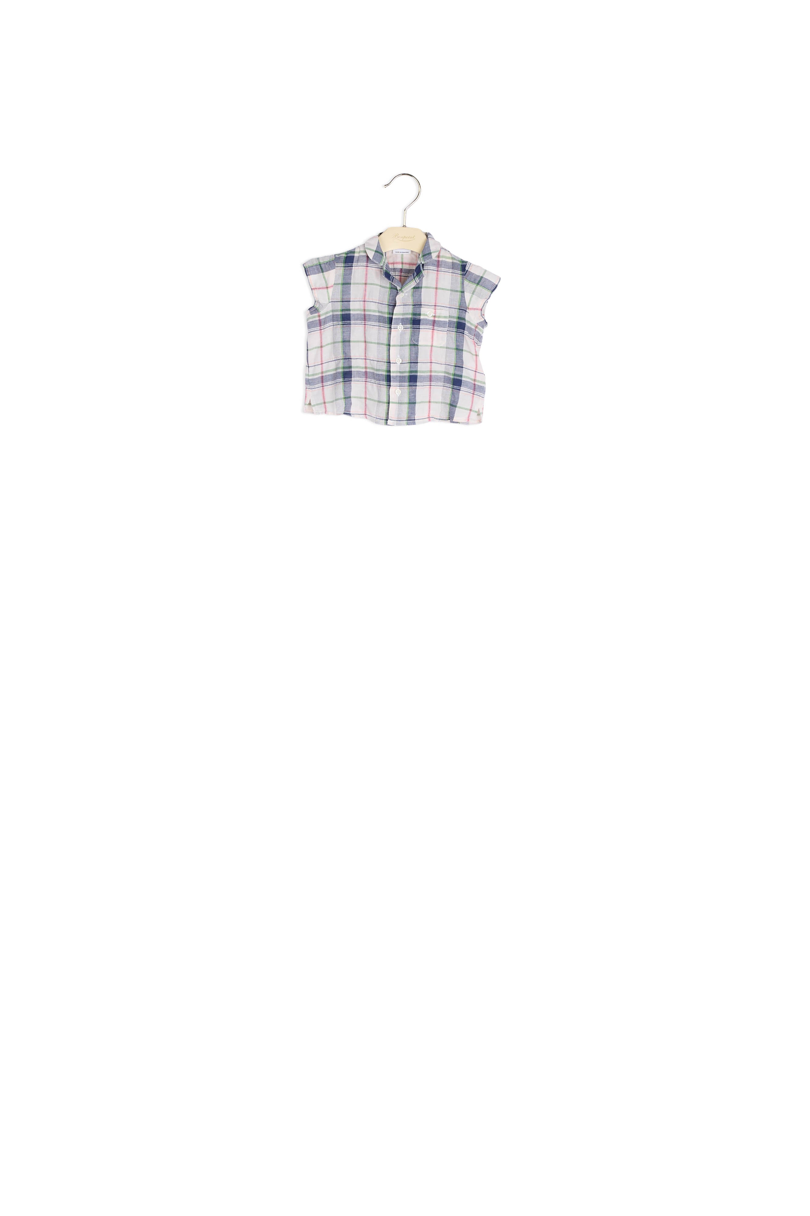 Chemise à manches courtes - Bonpoint vintage